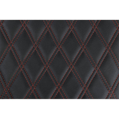 Drag Specialties Extended Reach Predator III Seat - Double Diamond - Red 0801-1371_1057643