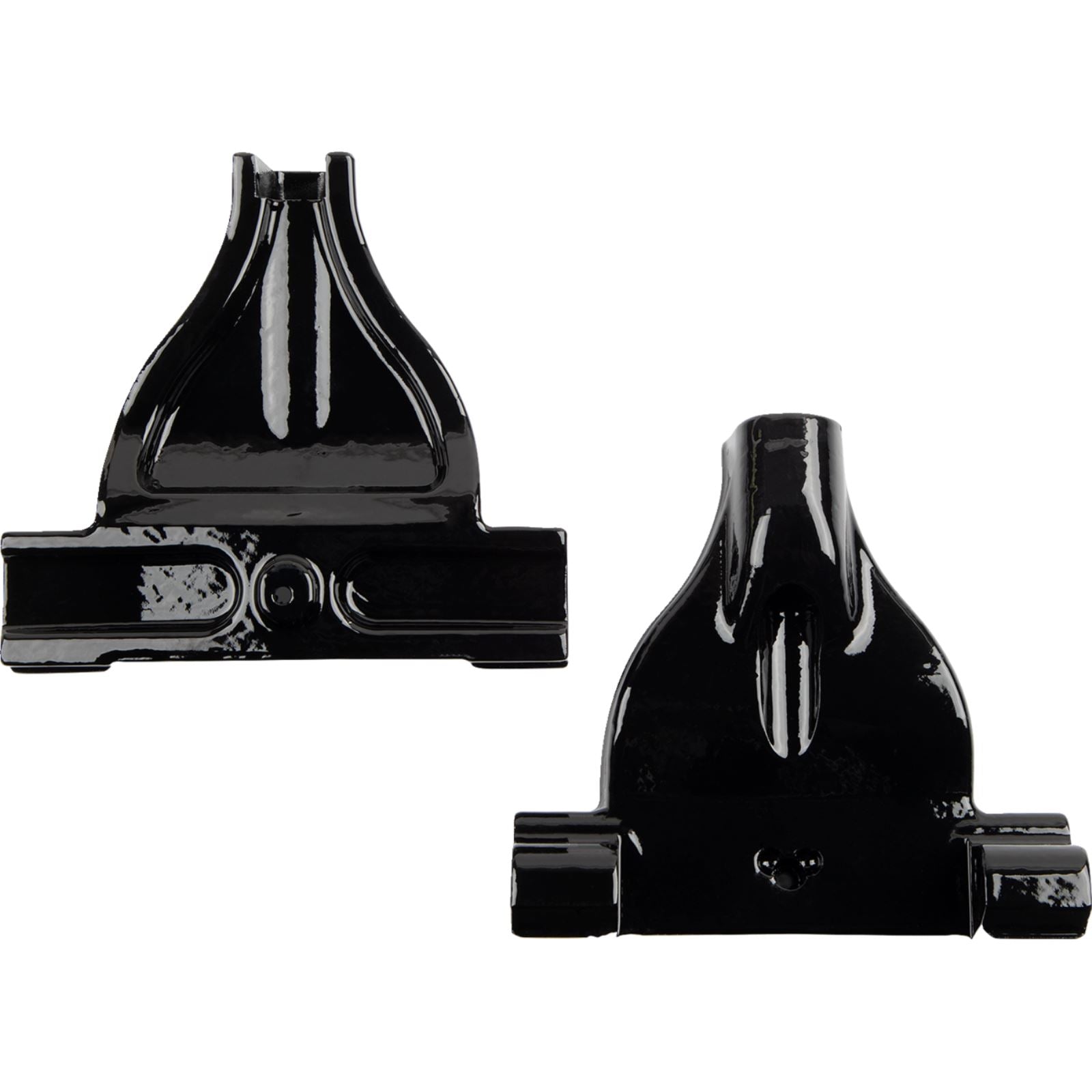 Drag Specialties Passenger Floorboard Mount - Gloss Black 1621-1003_1164429