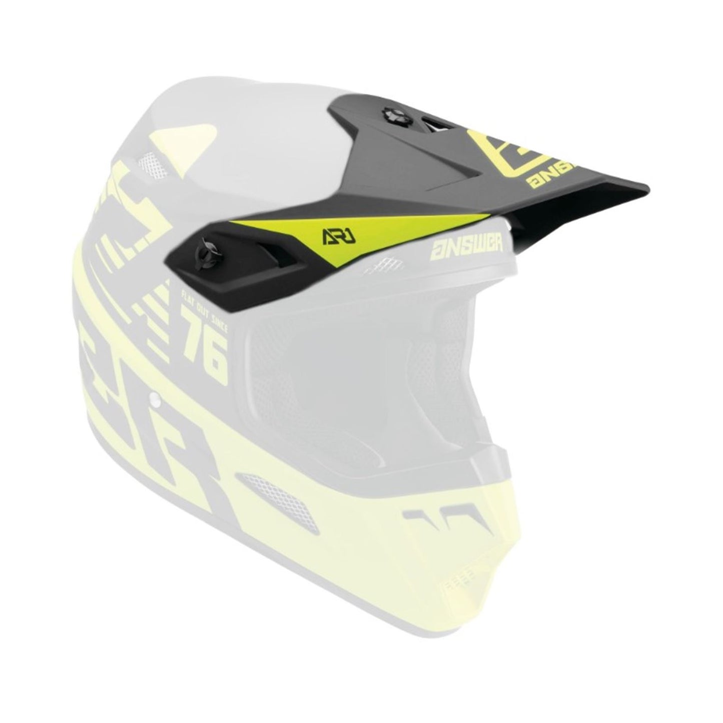 Answer AR1 Helmet Replacement Parts - Bold Hyper Acid/Black - Visor 447090_794055