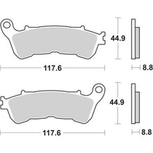 SBS Sintered Brake Pads for Scooter [MPN: 192MS]_995462