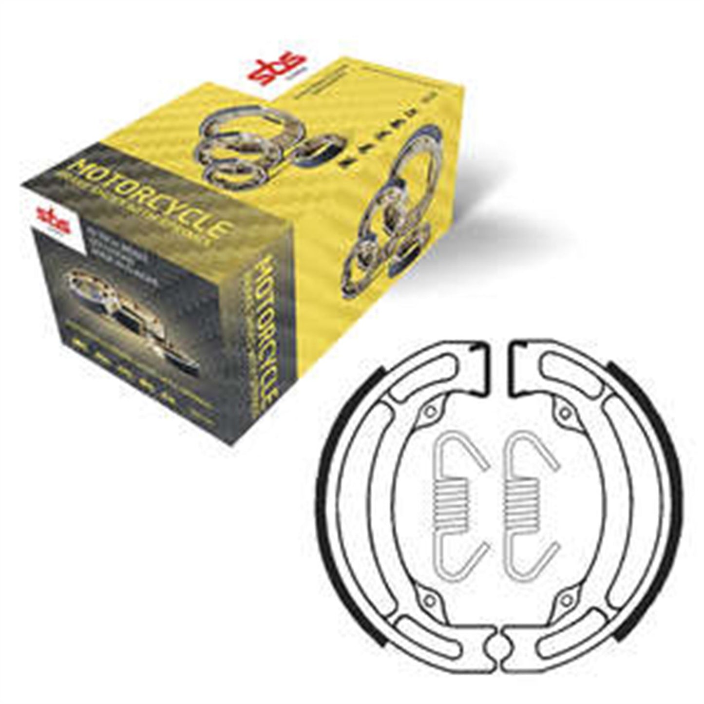 SBS Brake Shoes with Springs for Suzuki [MPN: 2017]_990048