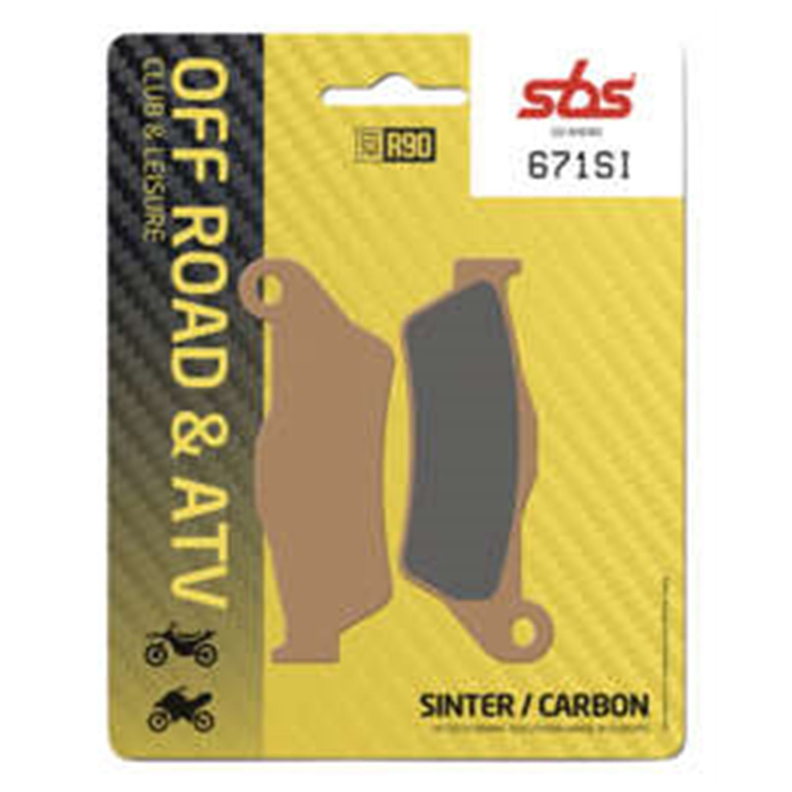 SBS Sintered Brake Pads for Offroad [MPN: 671SI]_994256