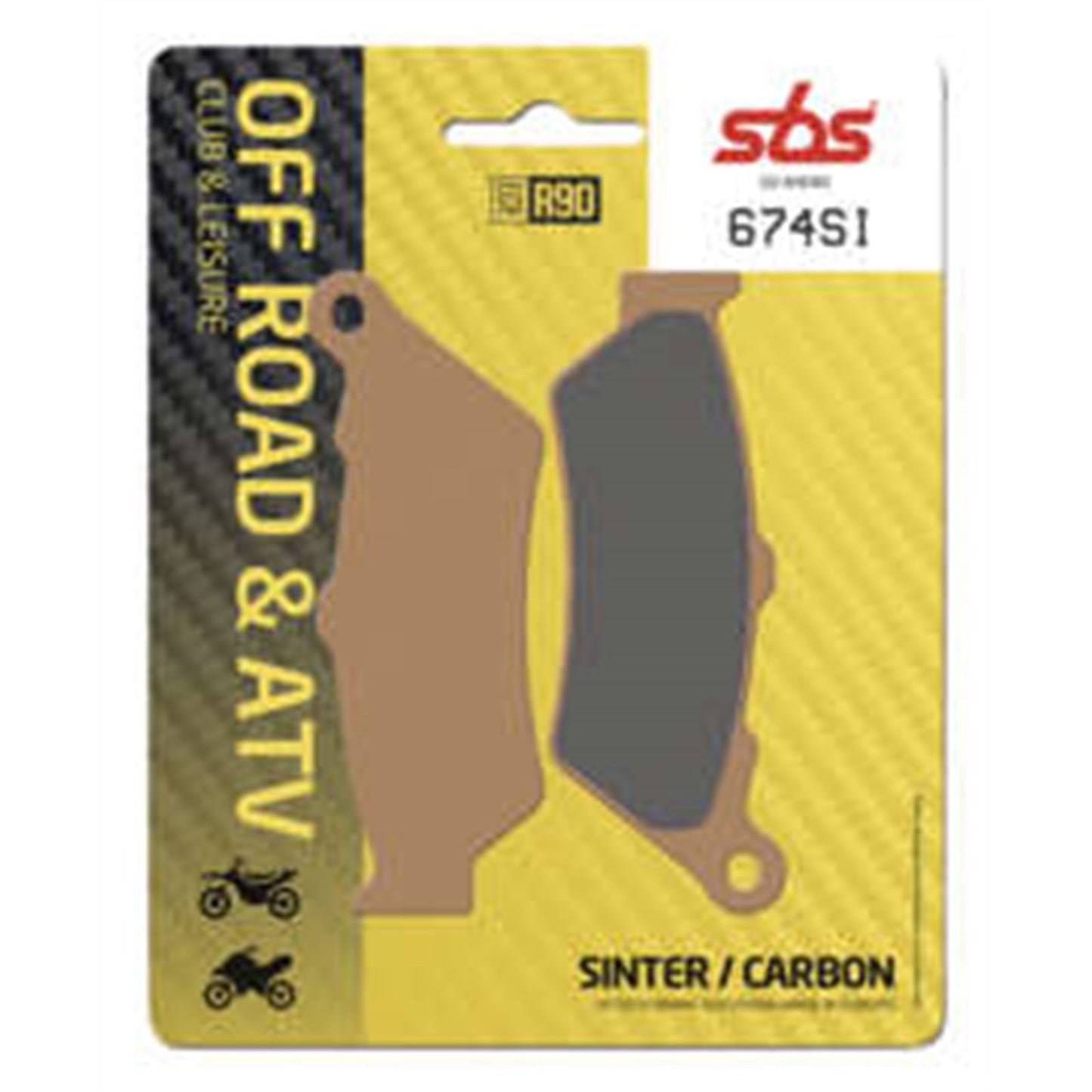 SBS Sintered Brake Pads for Offroad [MPN: 674SI]_982067