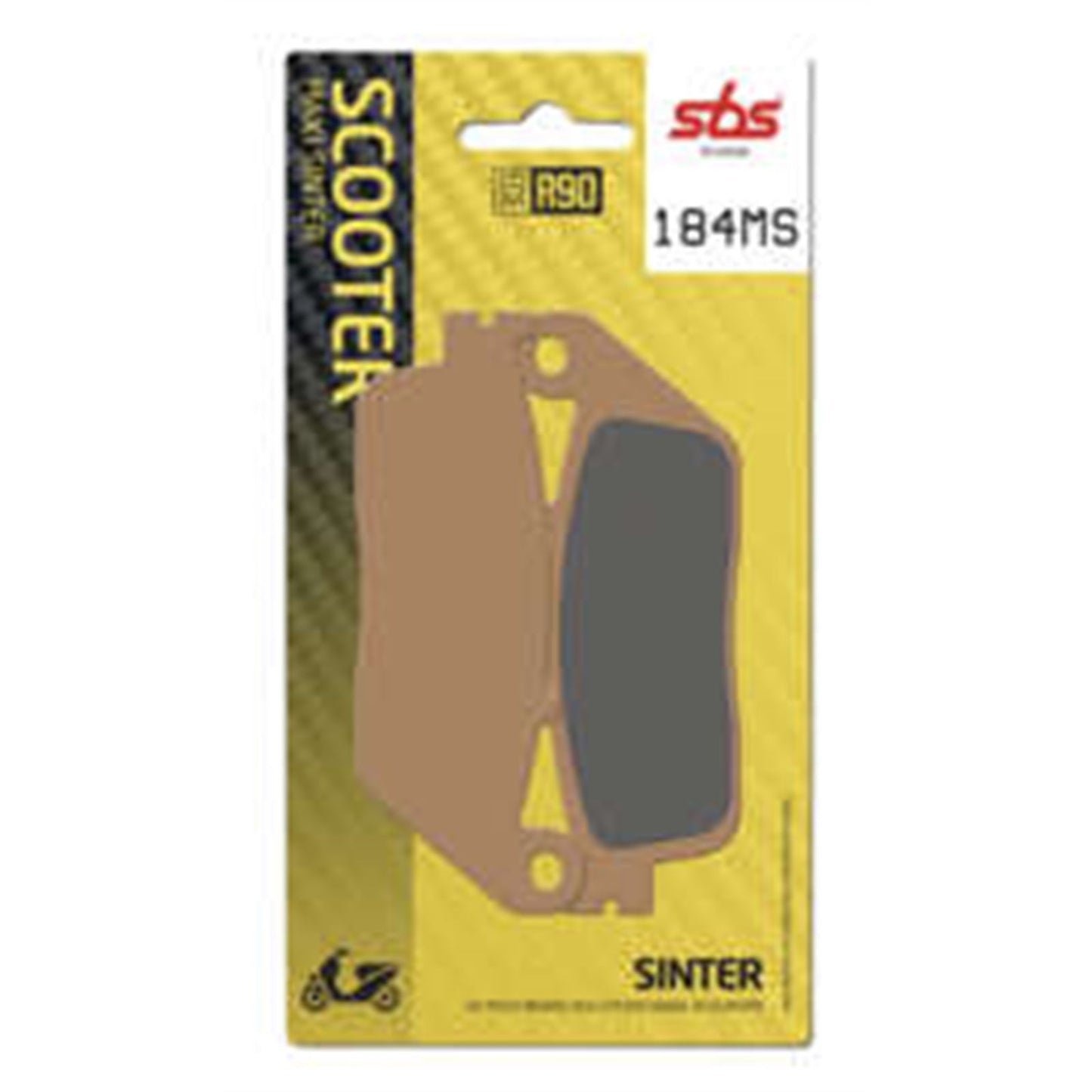SBS Sintered Brake Pads for Scooter [MPN: 184MS]_987591
