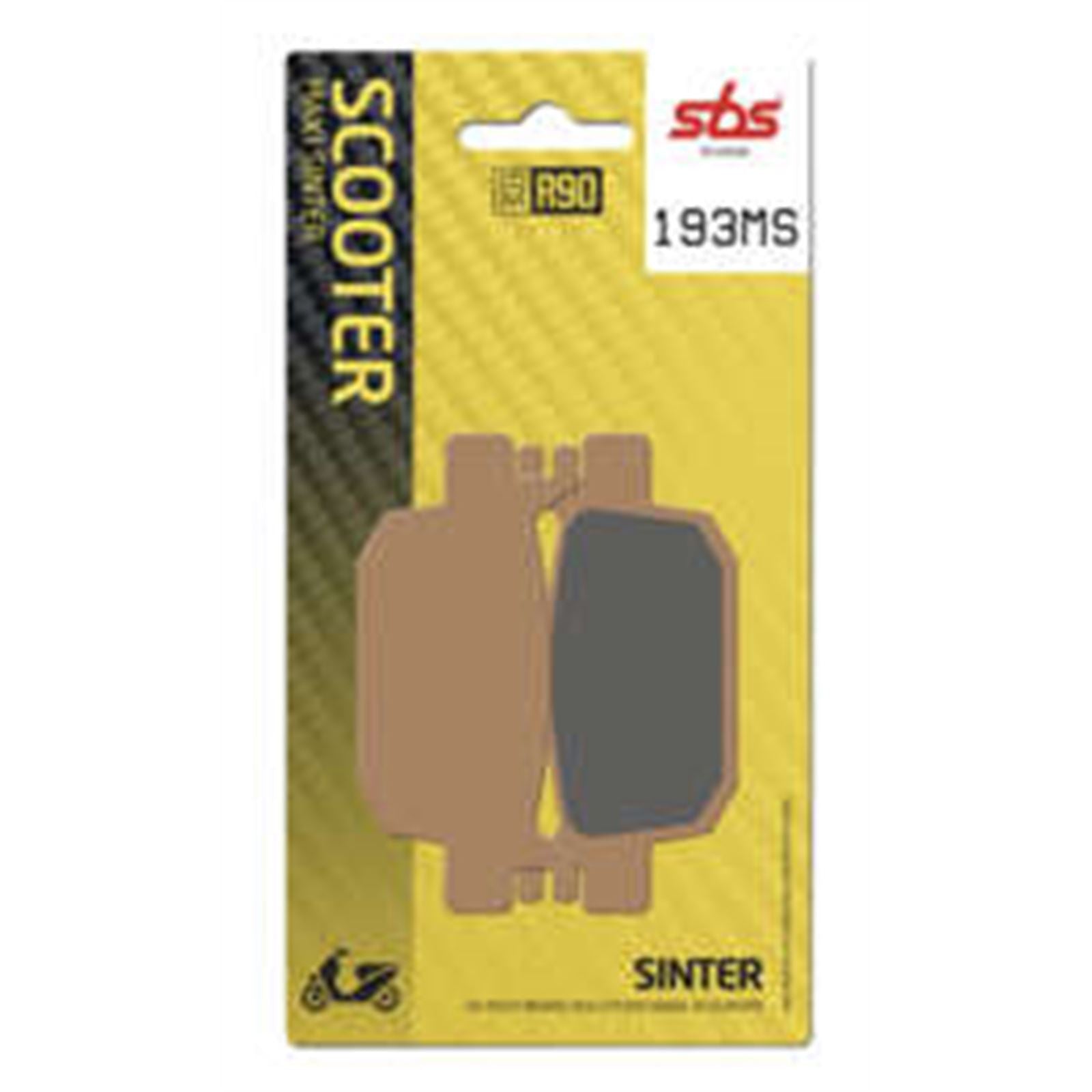 SBS Sintered Brake Pads for Scooter [MPN: 193MS]_989479