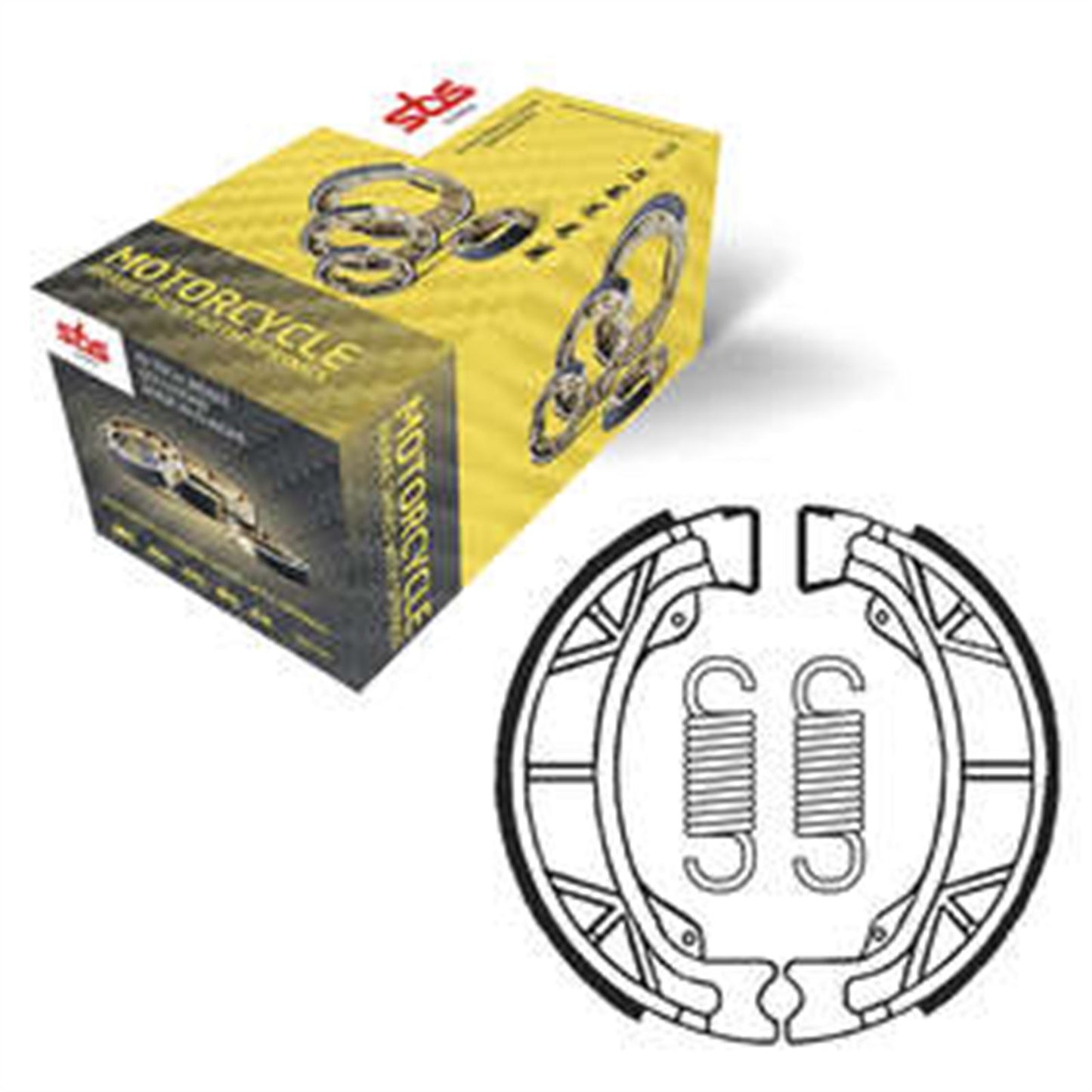 SBS Brake Shoes w/Springs for Street [MPN: 2012]_982297