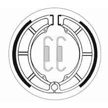 SBS Brake Shoes with Springs for Suzuki - Rear [MPN: 2052]_1399733