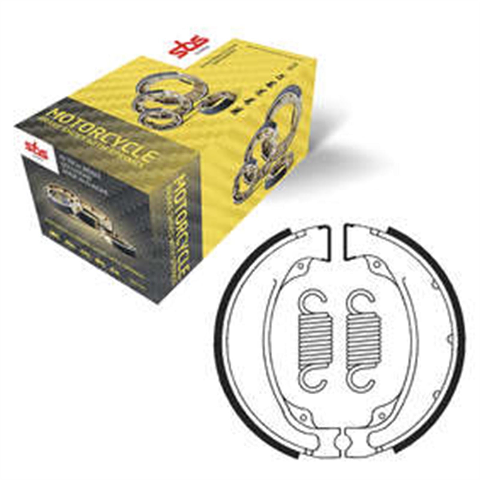 SBS Brake Shoes with Springs for Honda TRX/XBR/XLV [MPN: 2055]_994832