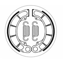 SBS Brake Shoes with Springs for Honda CB/CBX/CX/VF/VT - Rear [MPN: 2059]_1399825