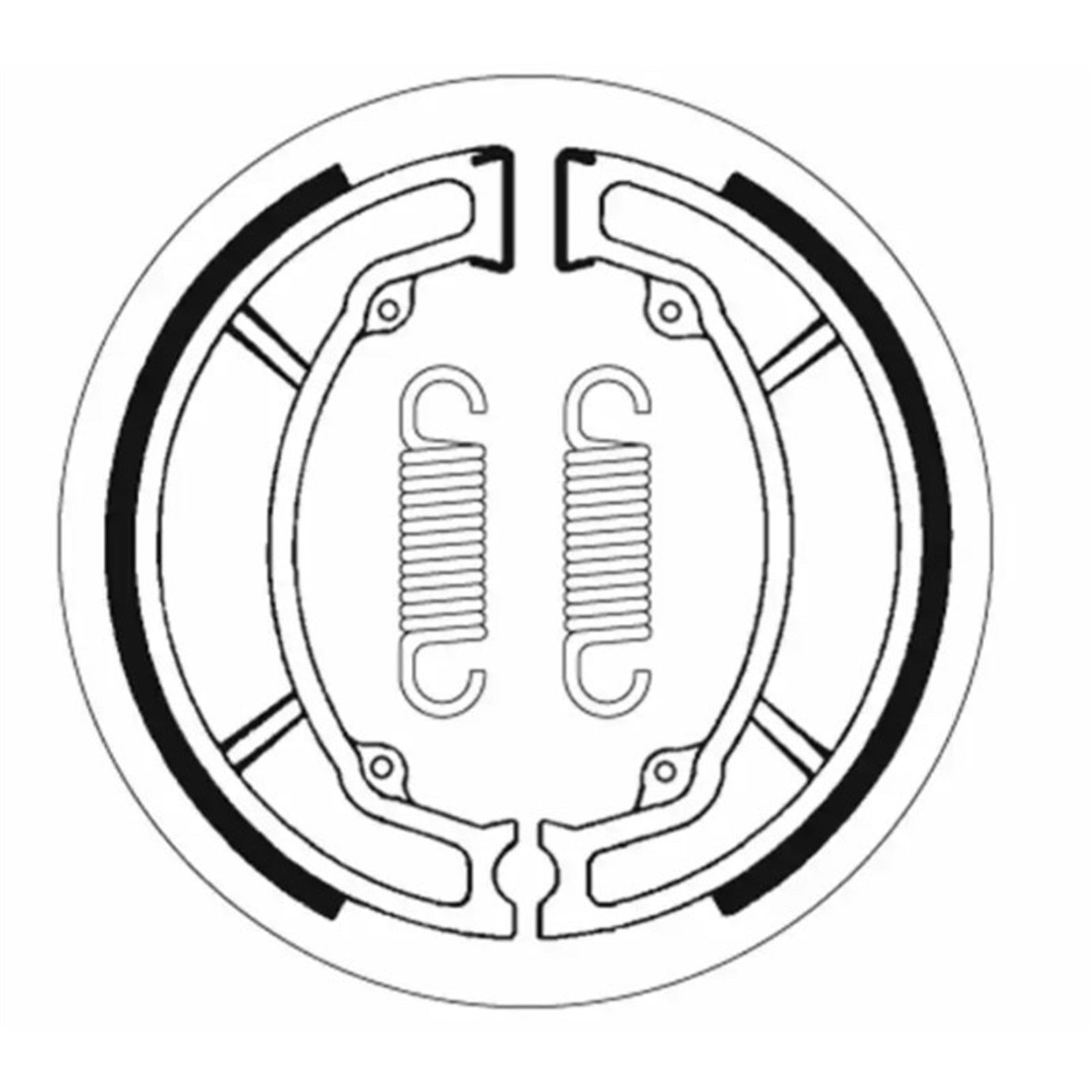 SBS Brake Shoes with Springs for Suzuki LT/LT-Z/PE/RM - Front/Rear [MPN: 2104]_1399828