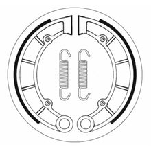 SBS Brake Shoes with Springs for Kawasaki KLF Bayou/Prairie - Rear [MPN: 2197]_1399829