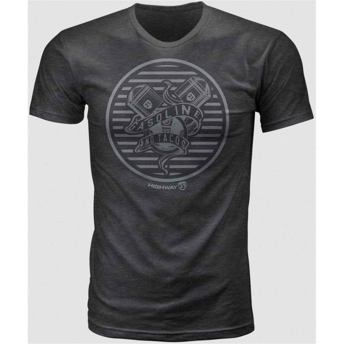 Highway 21 Gasoline Tee Charcoal Medium 489-2000M_883159