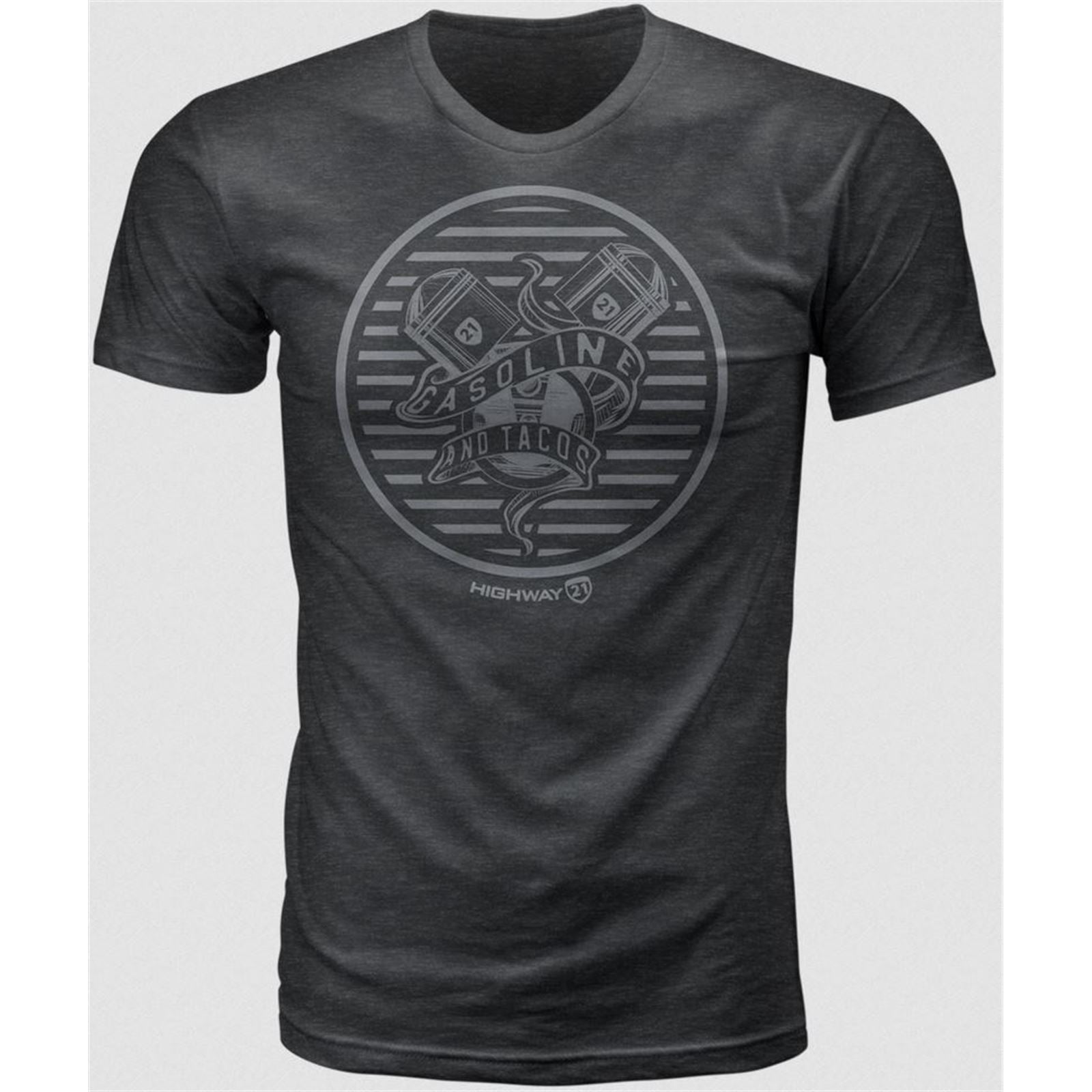 Highway 21 Gasoline Tee Charcoal Medium 489-2000M_883159