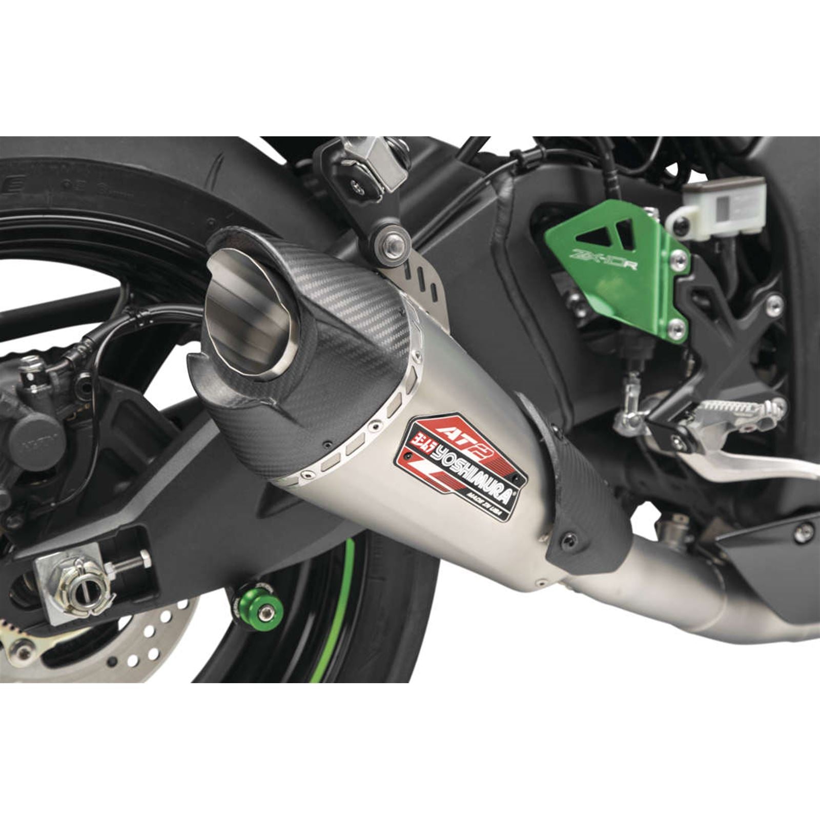 Yoshimura Exhaust Race AT2 3/4 SYS SS/CF for Kawasaki 14183CP520_1062169