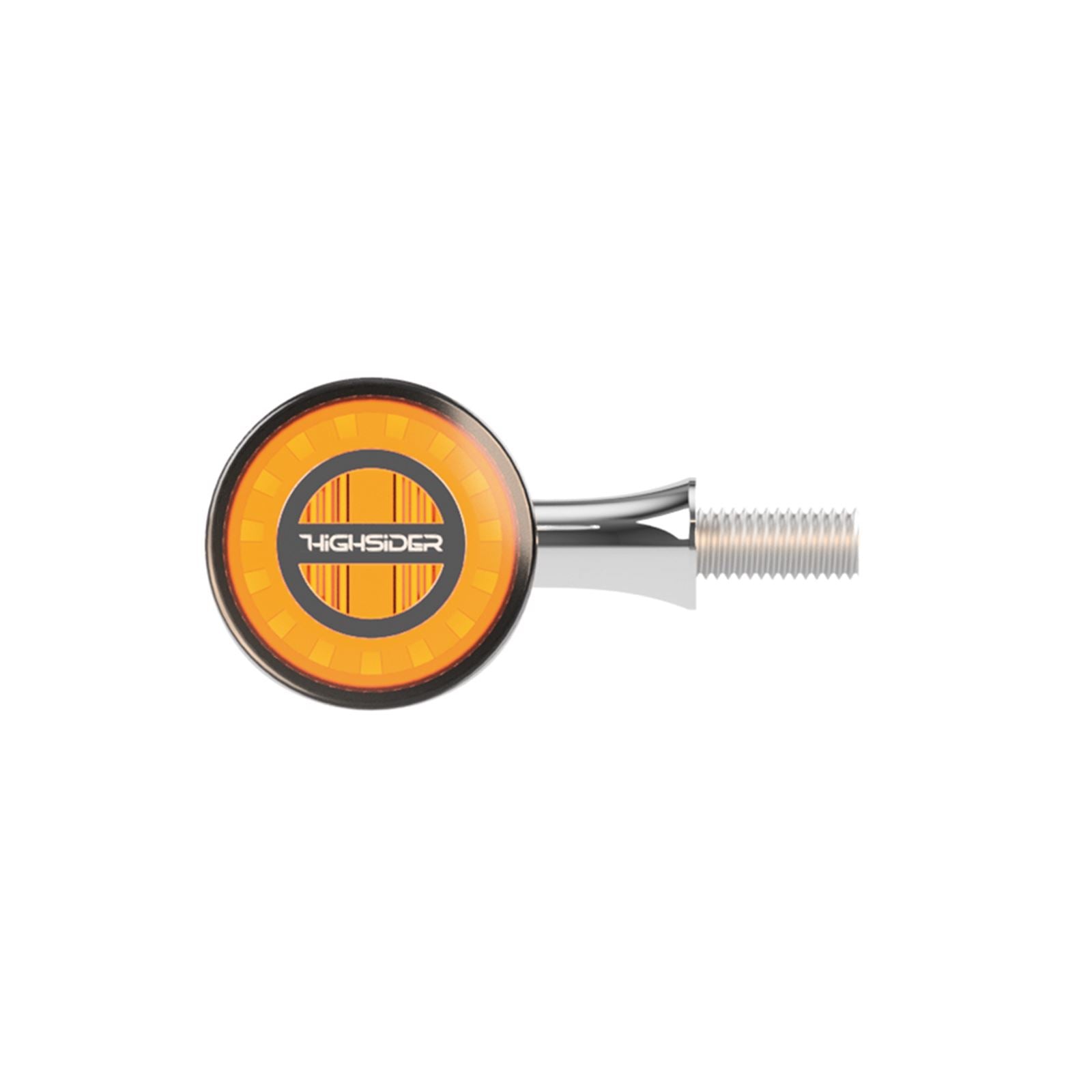 Highsider Rocket Bullet Turn Signals Led - Chrome [MPN: 204-347]_732653