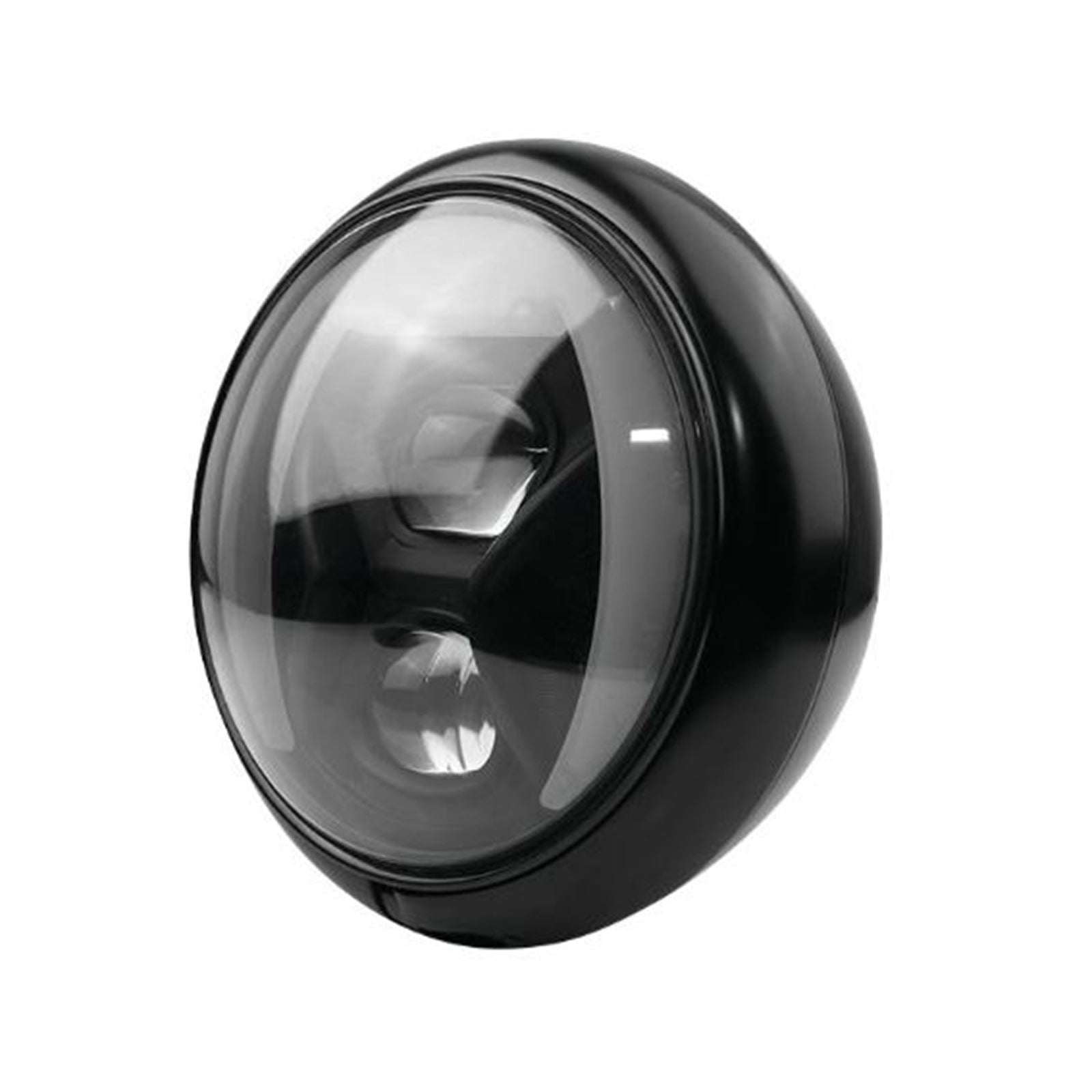 Highsider 7 LED Adaptive Headlight - H-D Style Type 8 - Black [MPN: 223-239]_899301