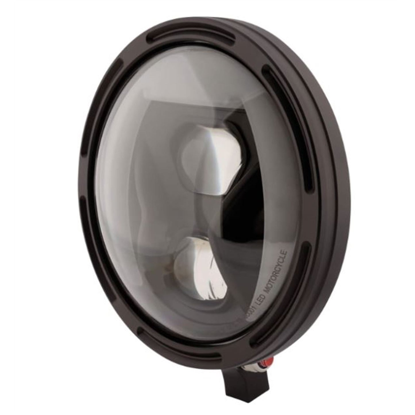 Highsider 7 LED Adaptive Headlight - R-1, Bottom Mount - Black [MPN: 223-257]_899316