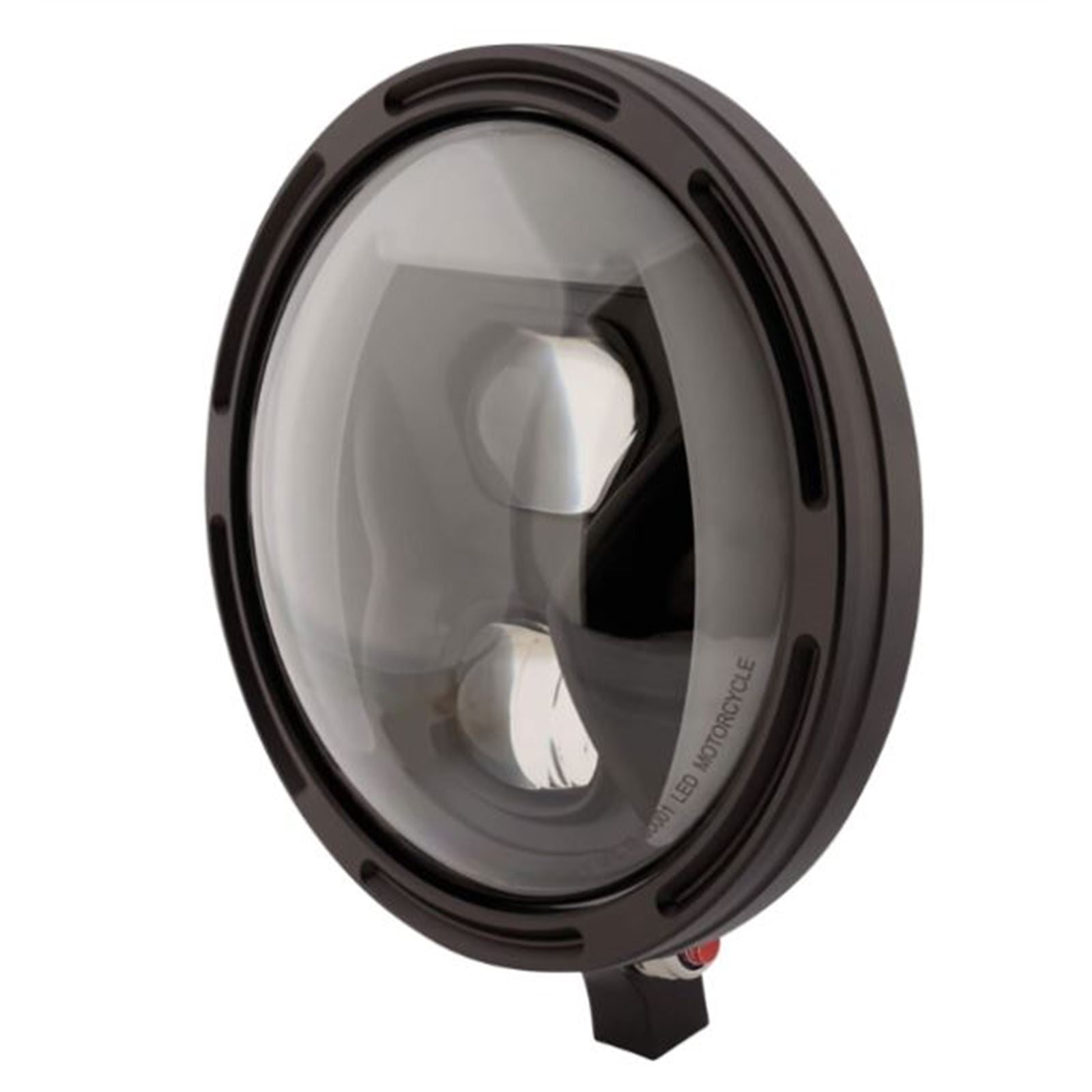 Highsider 7 LED Adaptive Headlight - R-1, Bottom Mount - Black [MPN: 223-257]_899316