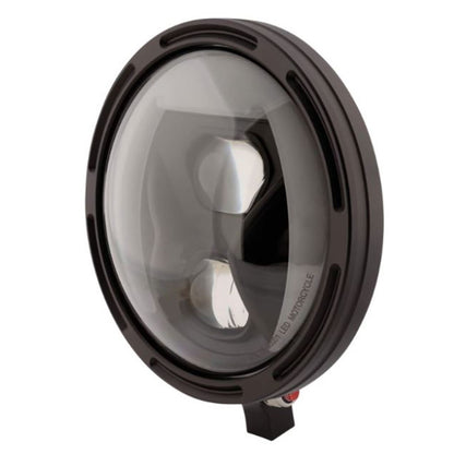 Highsider 7 LED Adaptive Headlight - R-1, Bottom Mount - Black [MPN: 223-257]_899316