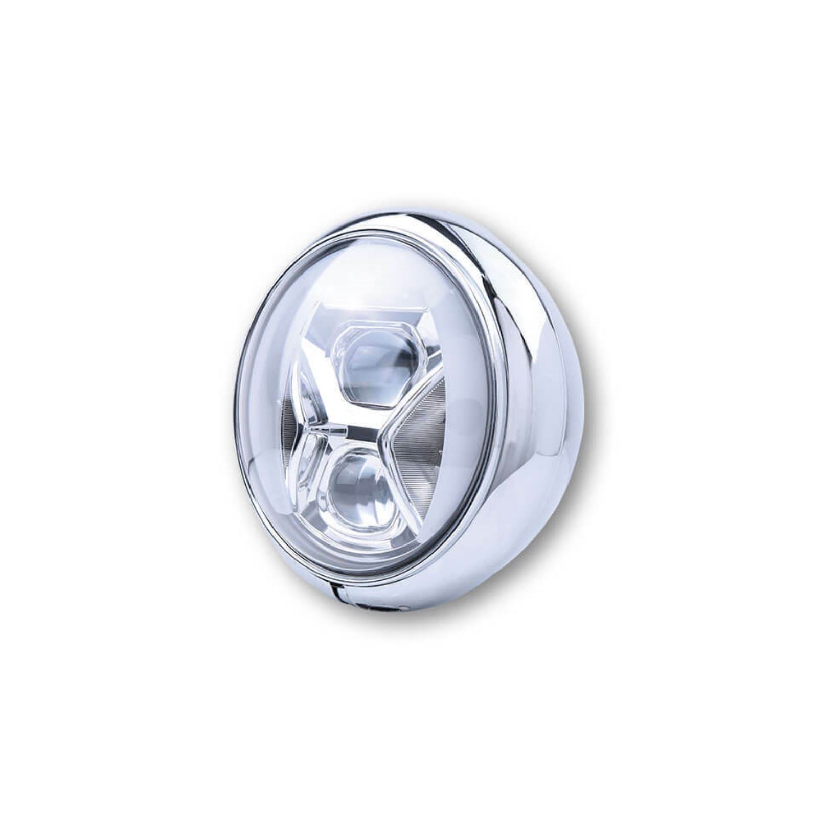 Highsider 7 LED Adaptive Headlight - H-D Style Type 8 - Chrome [MPN: 223-240]_1170320