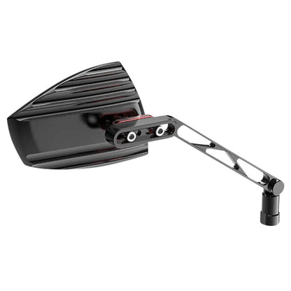 Highsider Wave Mirror - Black/Red [MPN: 301-4902]_899322