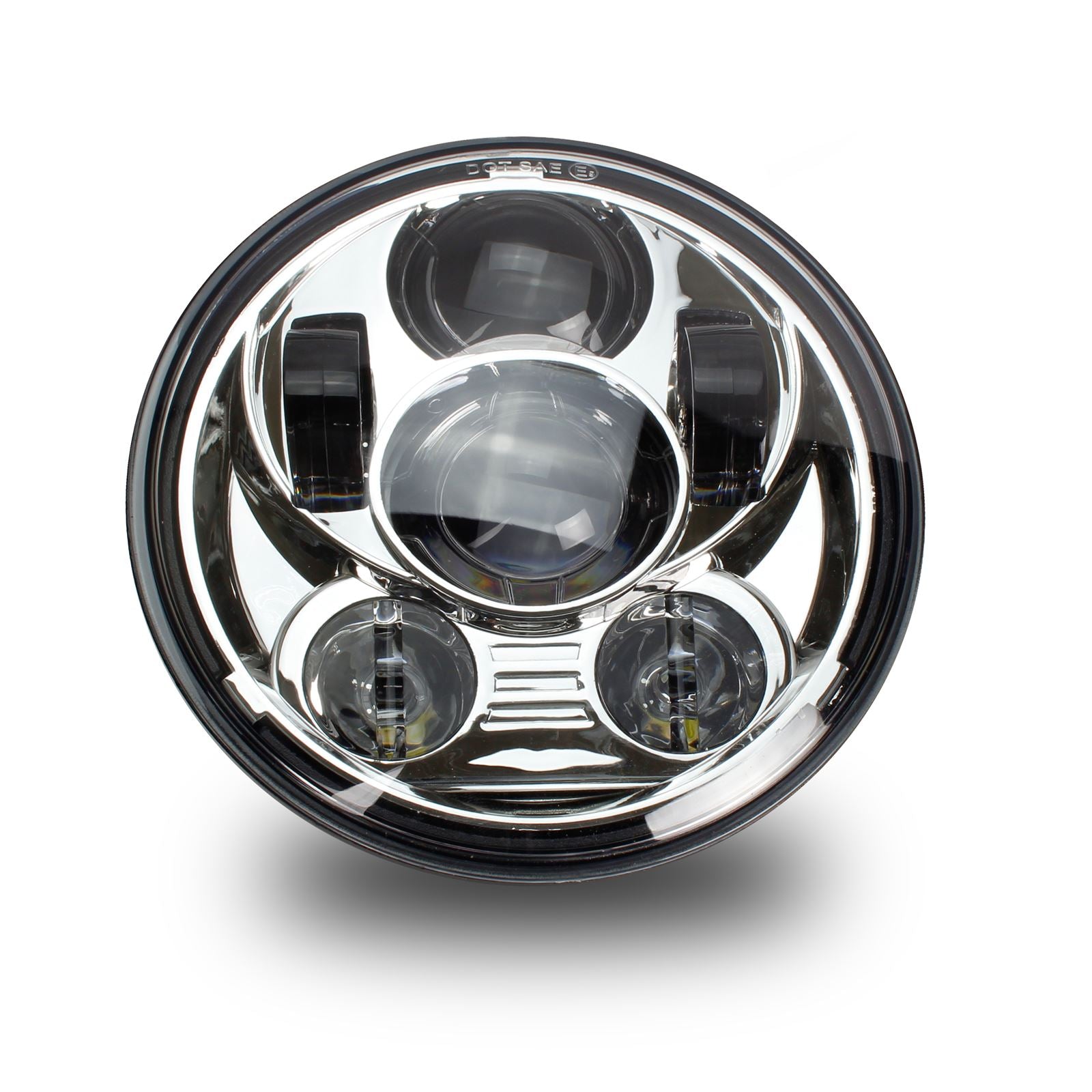 Cyron Lighting Osram LED Integrated Headlight - 5.75", 45W - Chrome ABIG5-B6KC_890160