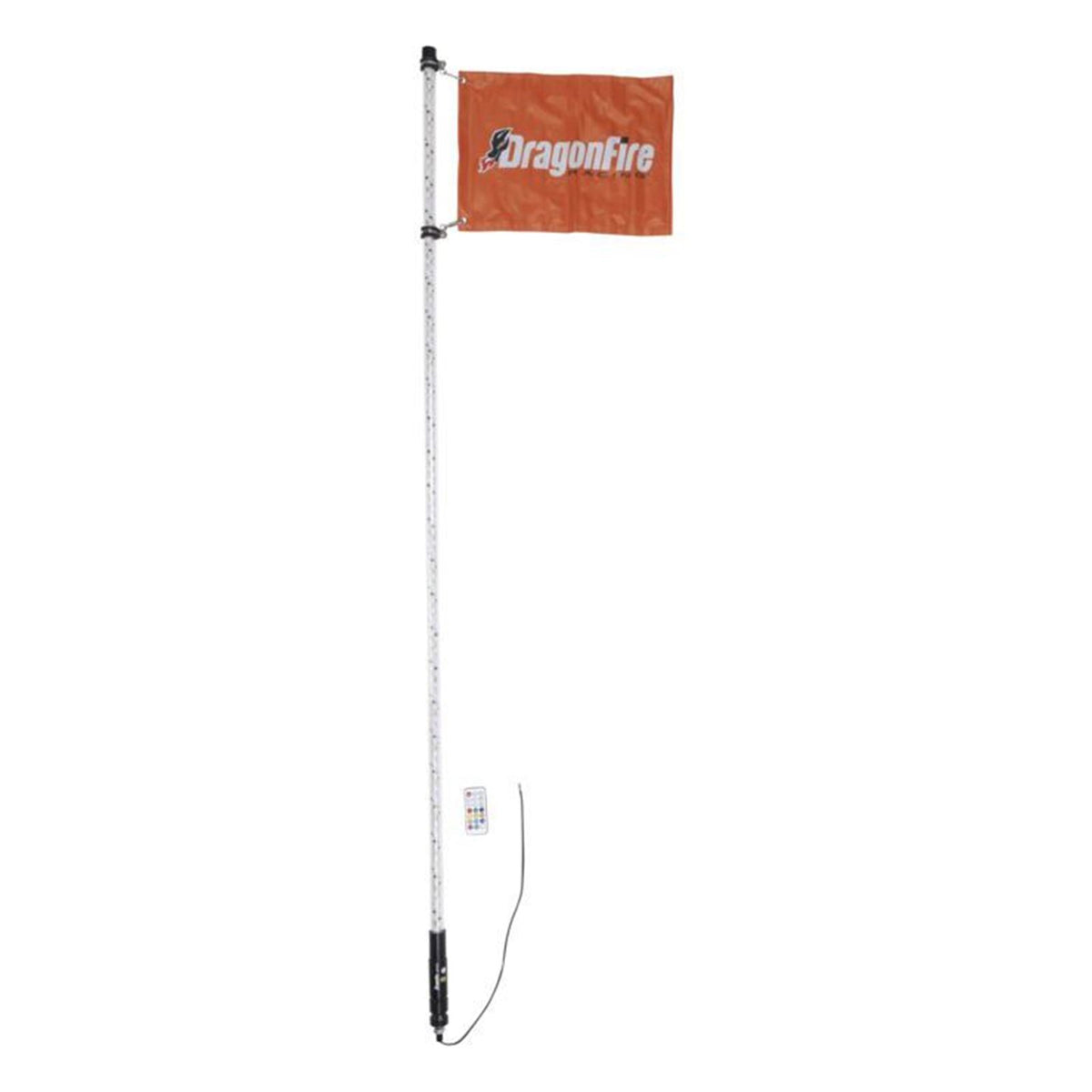 DragonFire Racing Spiral LED Lighted Whip - Clear - 6' [MPN: 522805]_977954