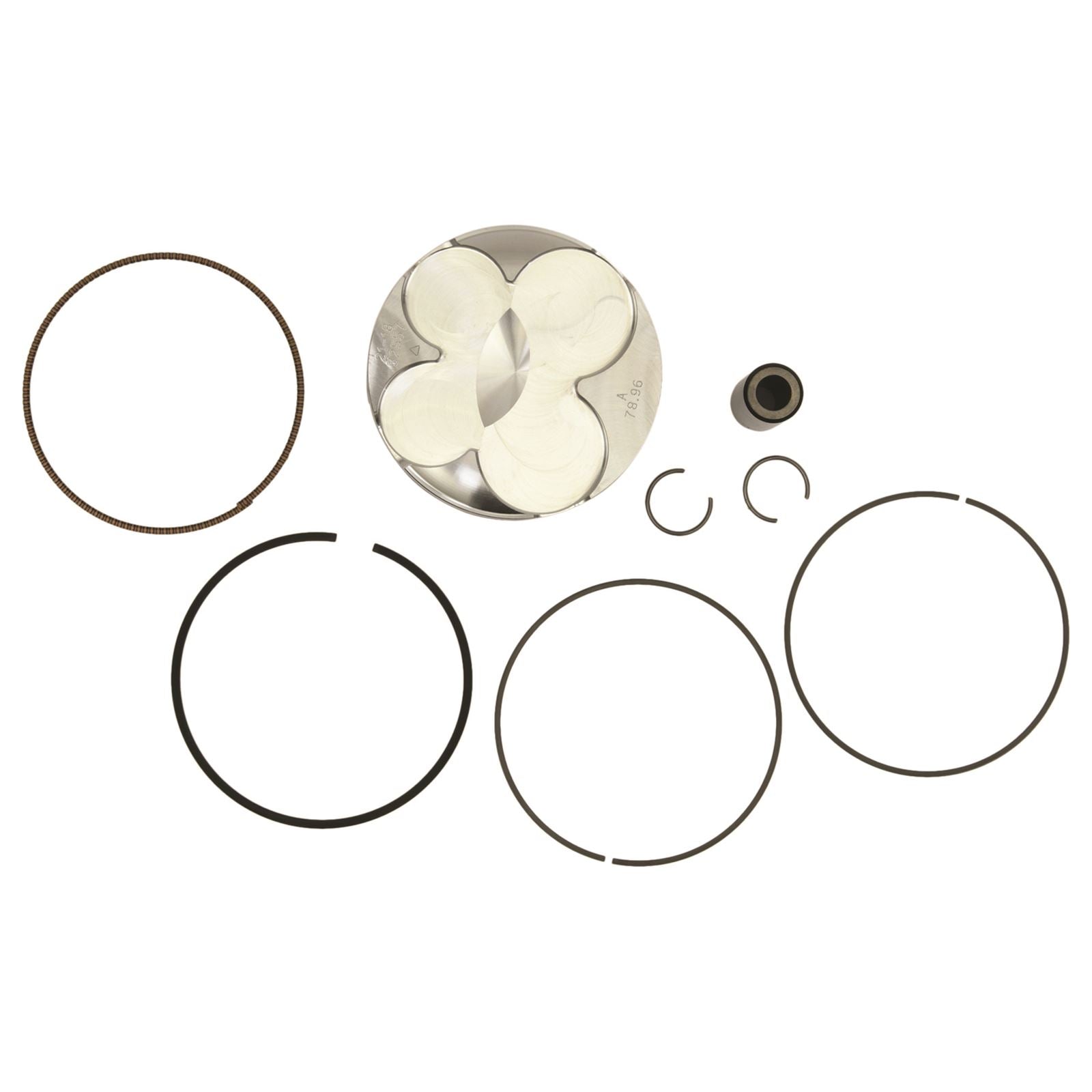 Vertex Piston Kit Forged 78.96/STD 13.9:1 for Honda 24516A_1092005