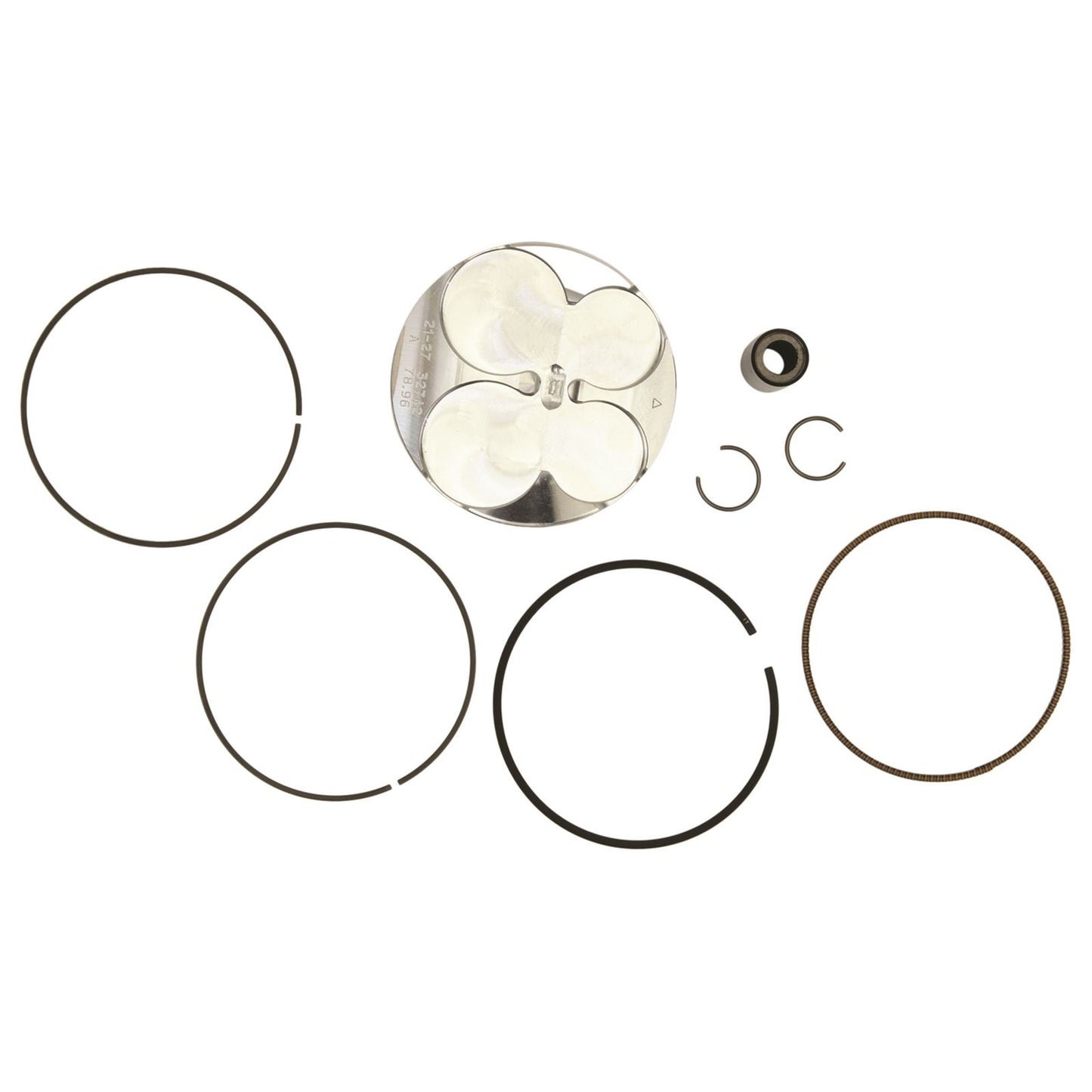 Vertex Piston Kit HC Forged 78.96/STD 14.4:1 for Honda 24517A_1091963