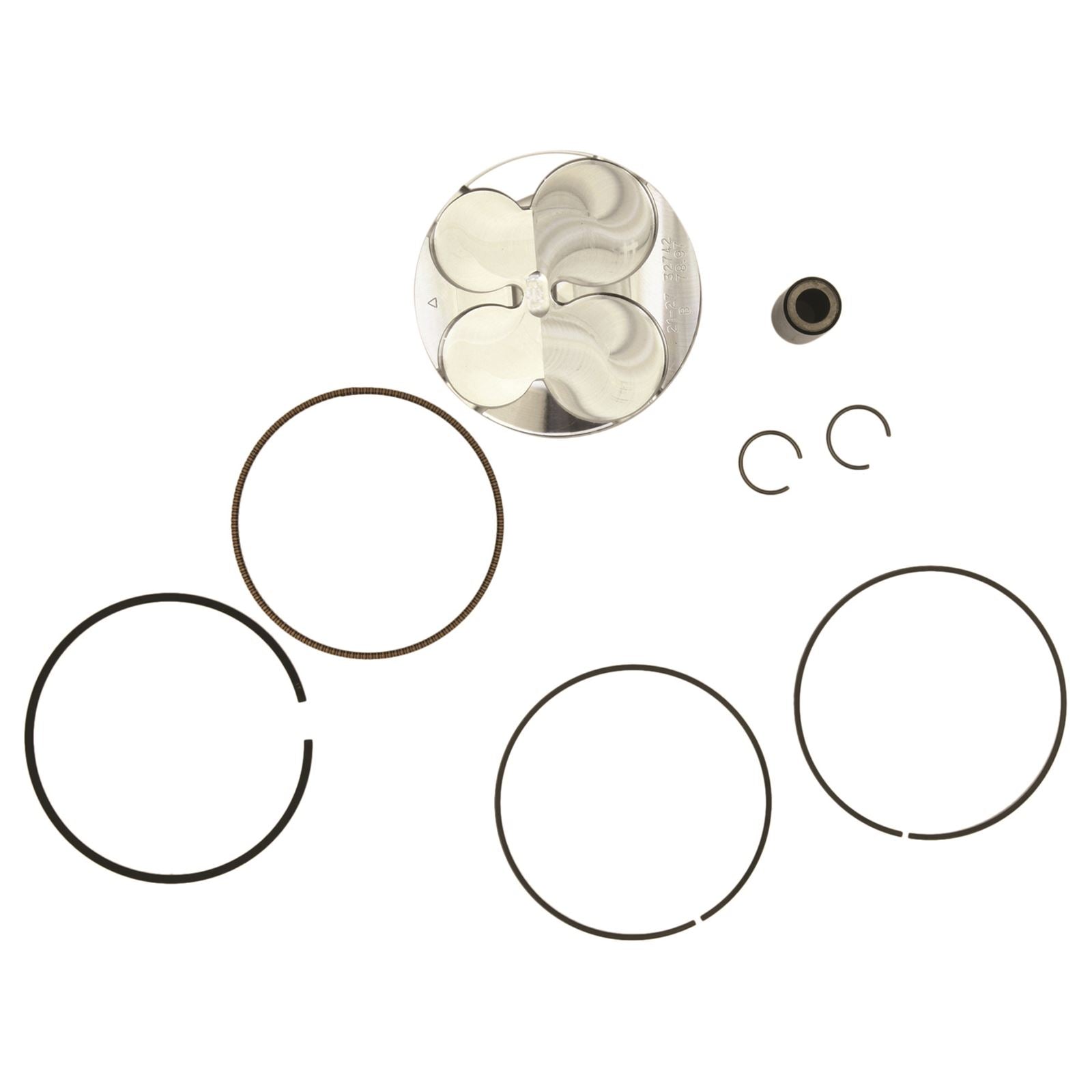 Vertex Piston Kit HC Forged 78.97/STD 14.4:1 for Honda 24517B_1091967