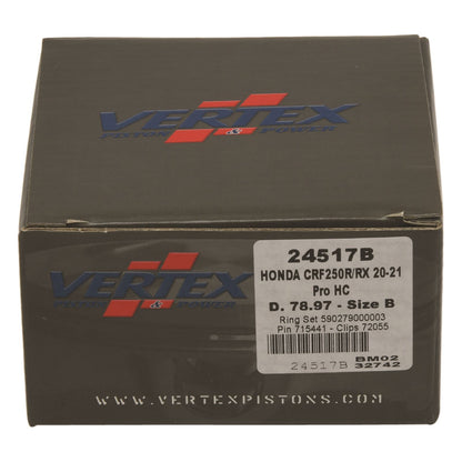 Vertex Piston Kit HC Forged 78.97/STD 14.4:1 for Honda 24517B_1091969