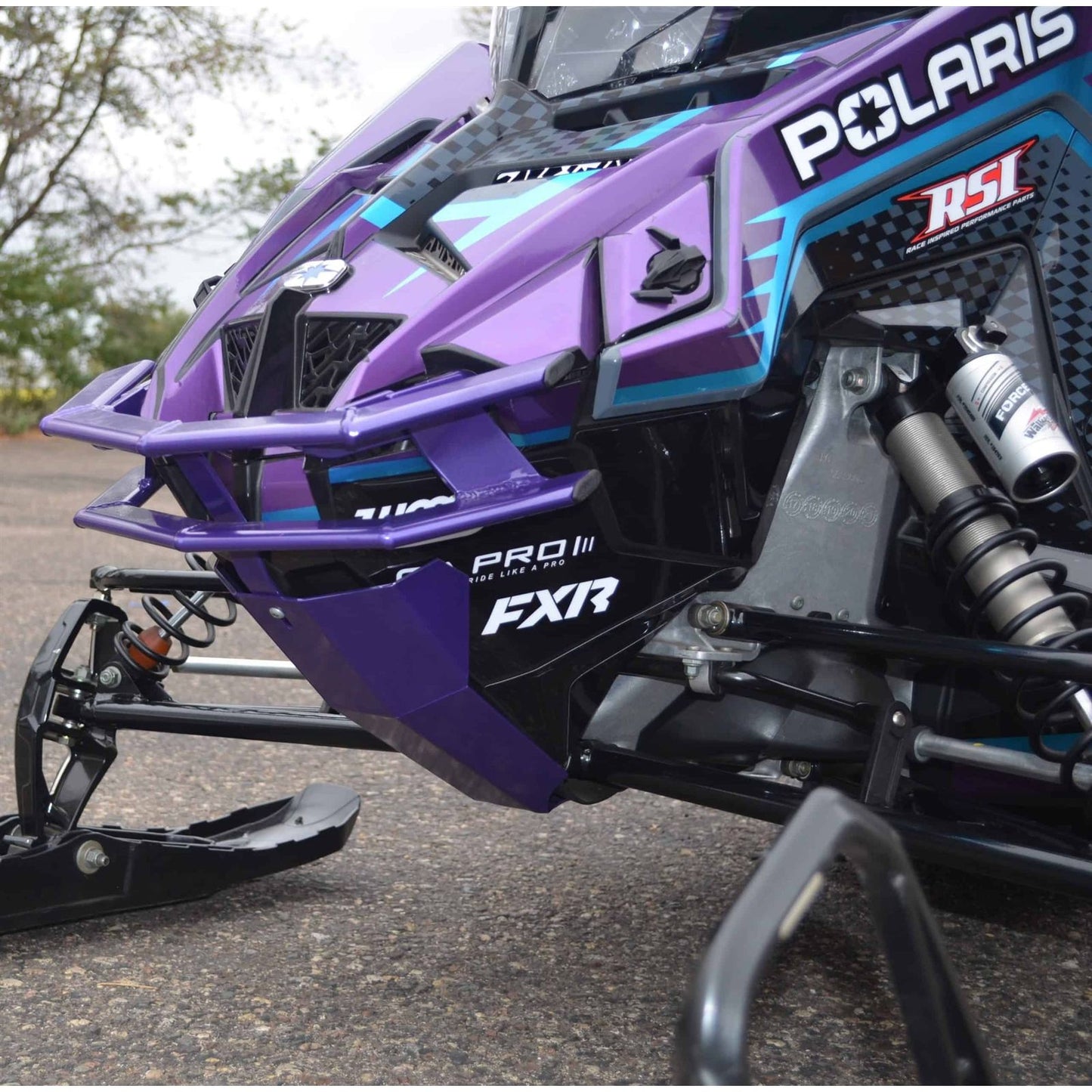 Straightline Performance Sport Series Front Bumper - Purple fits Polaris [MPN: 182-118-PURPLE]_2568812