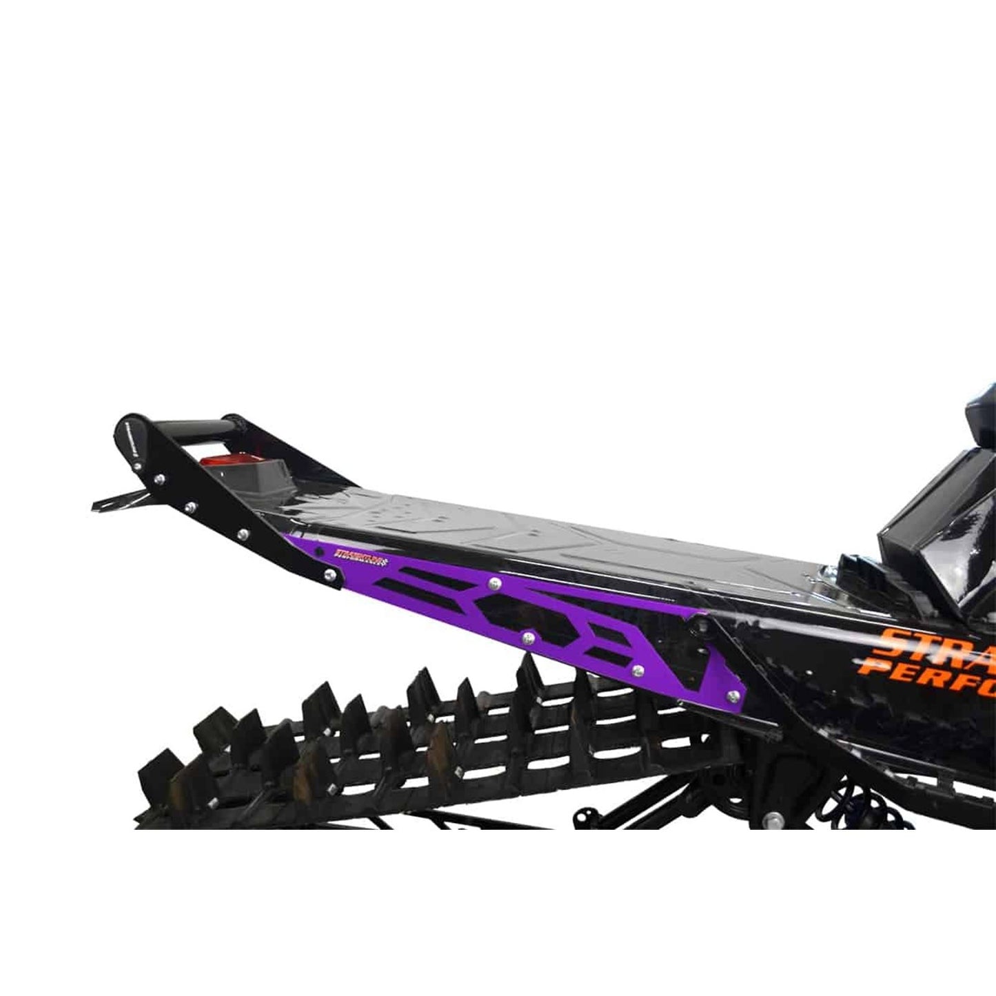 Straightline Performance Hide 'N' Go Rear Bumper - Black/Purple fits Polaris [MPN: 182-123-PURPLE]_1706464
