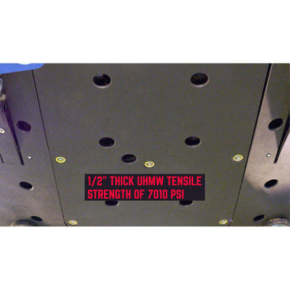 Seizmik UHMW Skid Plate with Tree Kickers for Polaris 76-10168KIT_1148943