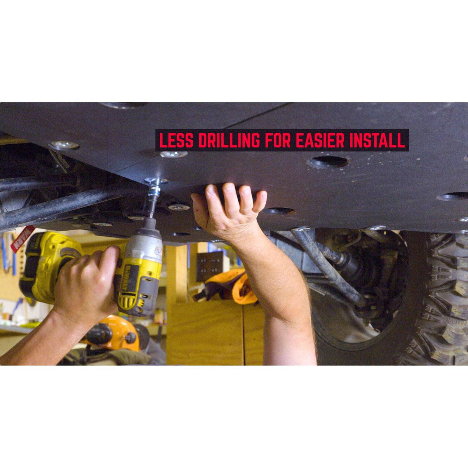 Seizmik UHMW Skid Plate with Tree Kickers for Polaris 76-10169KIT_1175686