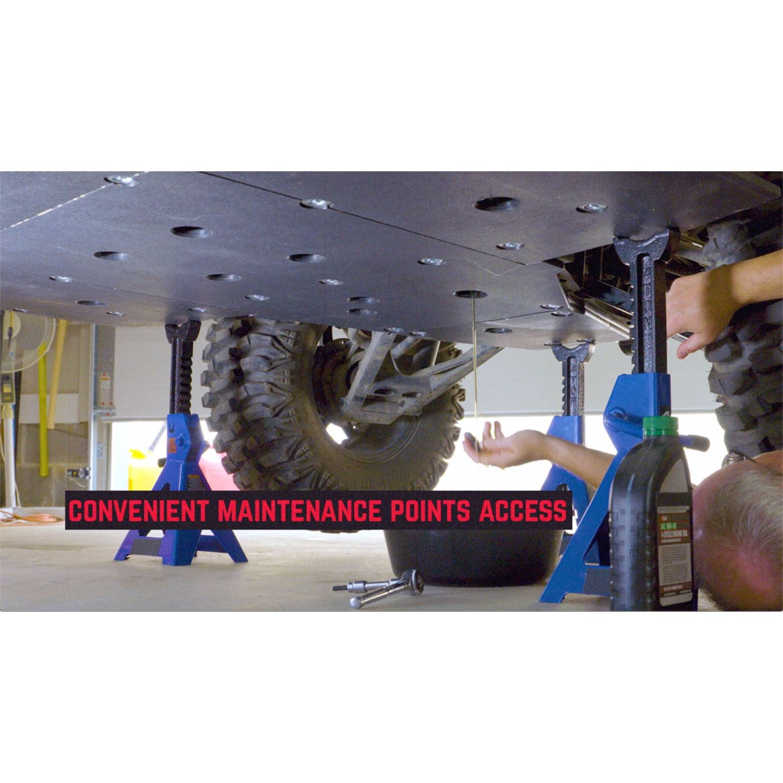 Seizmik UHMW Skid Plate with Tree Kickers for Polaris 76-10169KIT_1175685