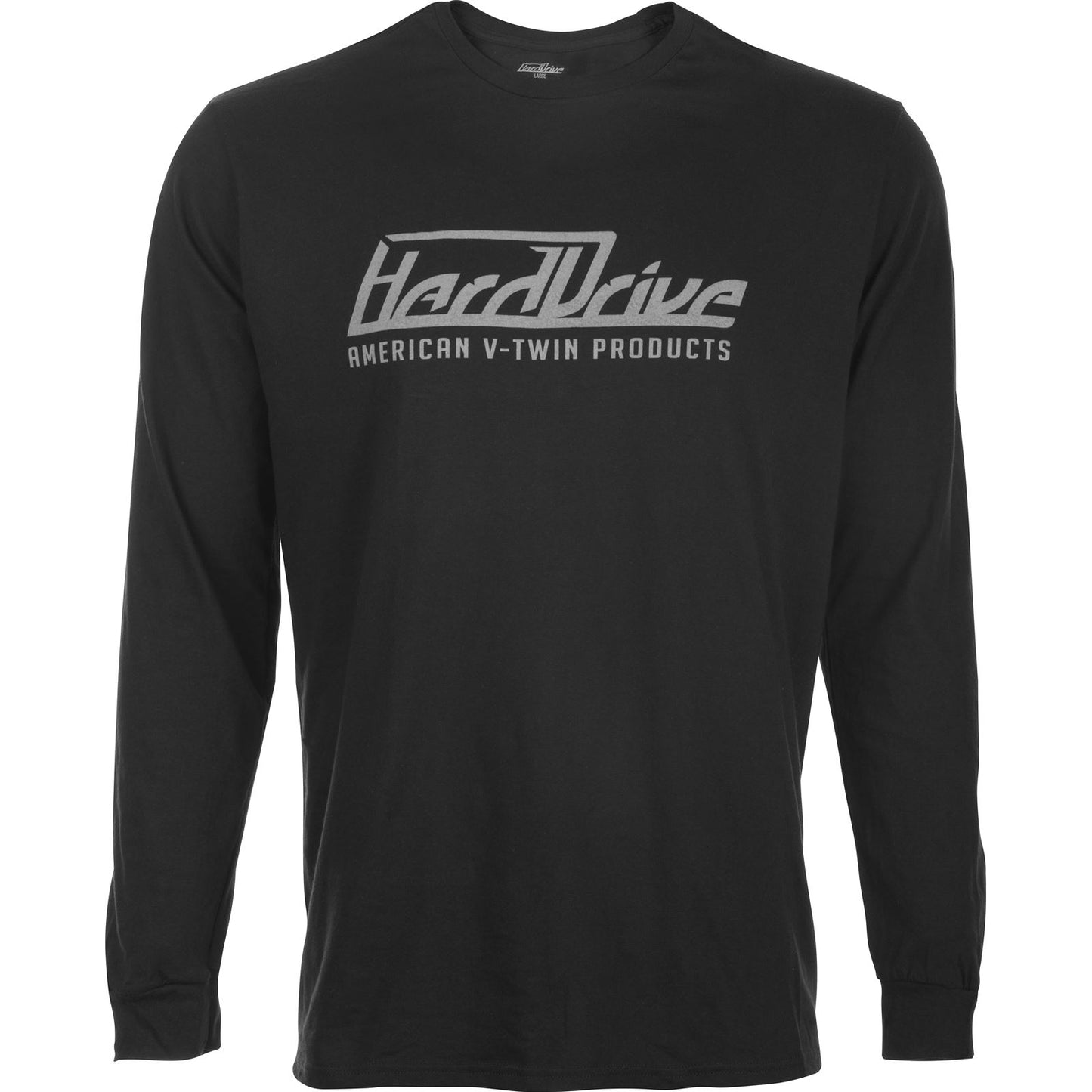 Harddrive Long Sleeve Tee - Black/Grey - 3XL 800-02063X_1092051