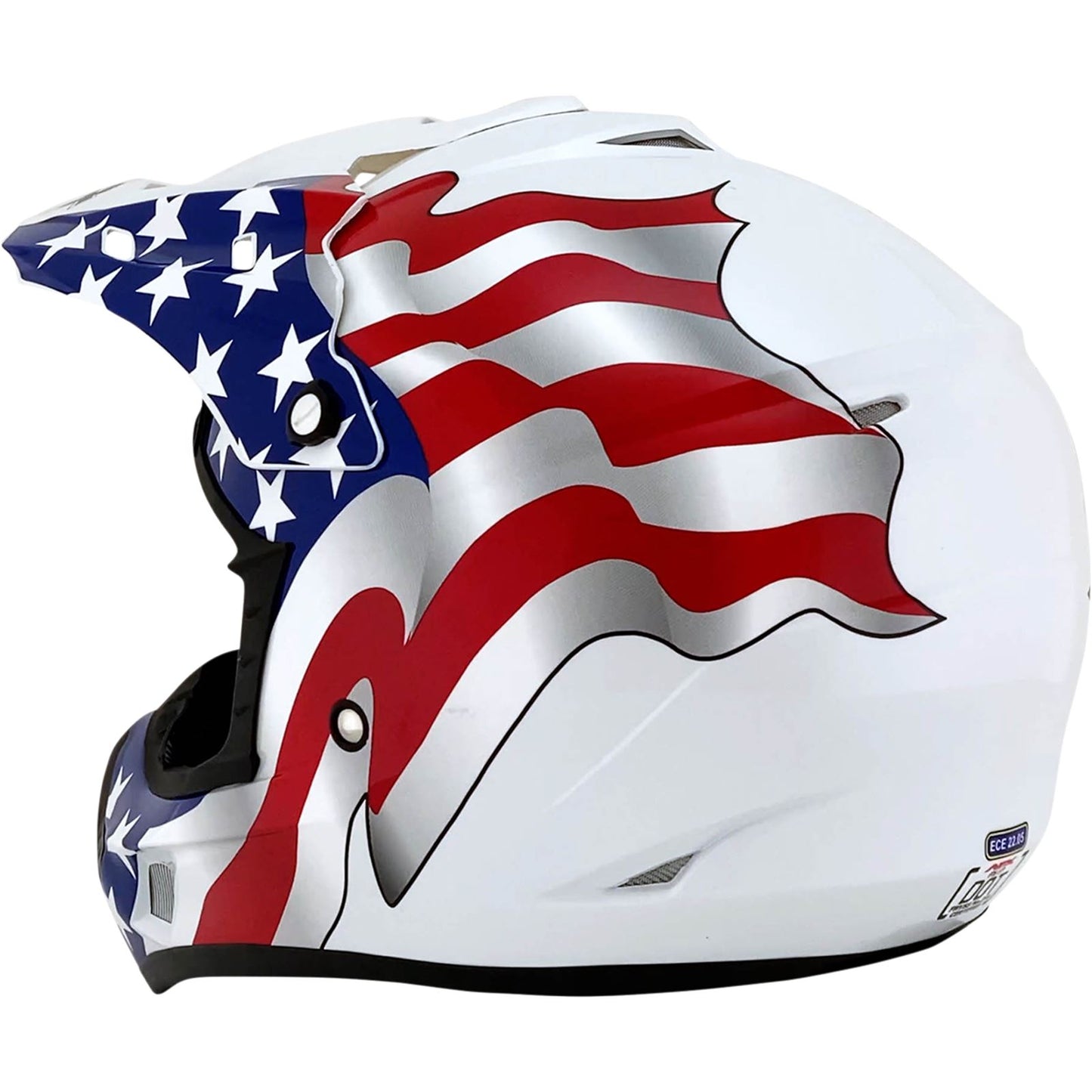 AFX FX-17 Helmet - Flag - White - 4XL 0110-7634_1032788