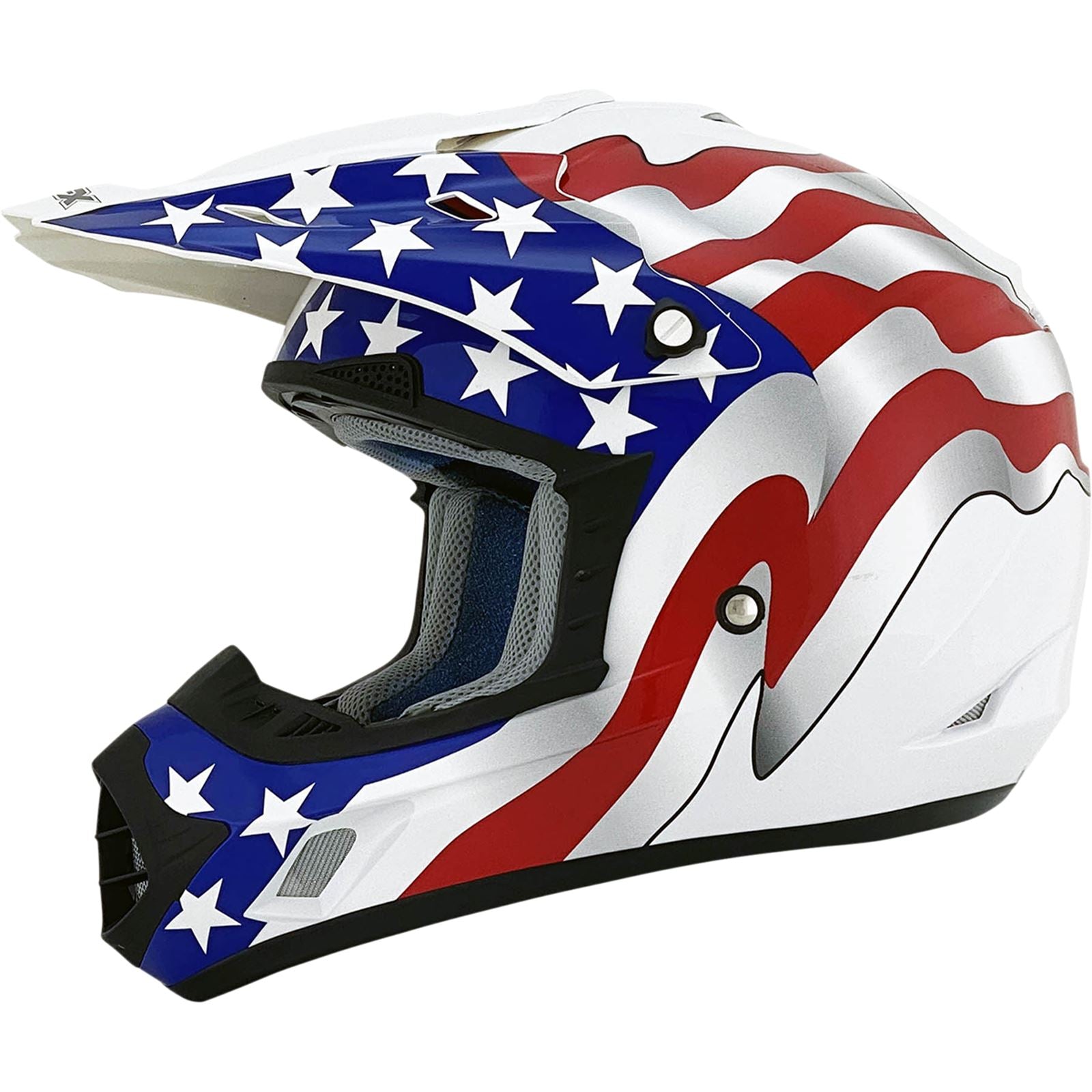 AFX FX-17 Helmet - Flag - White - 4XL 0110-7634_1032791