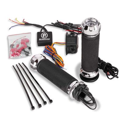 Performance Machine Grips - Apex - Heated - Cable - Chrome 0063-2092-CH_1462962