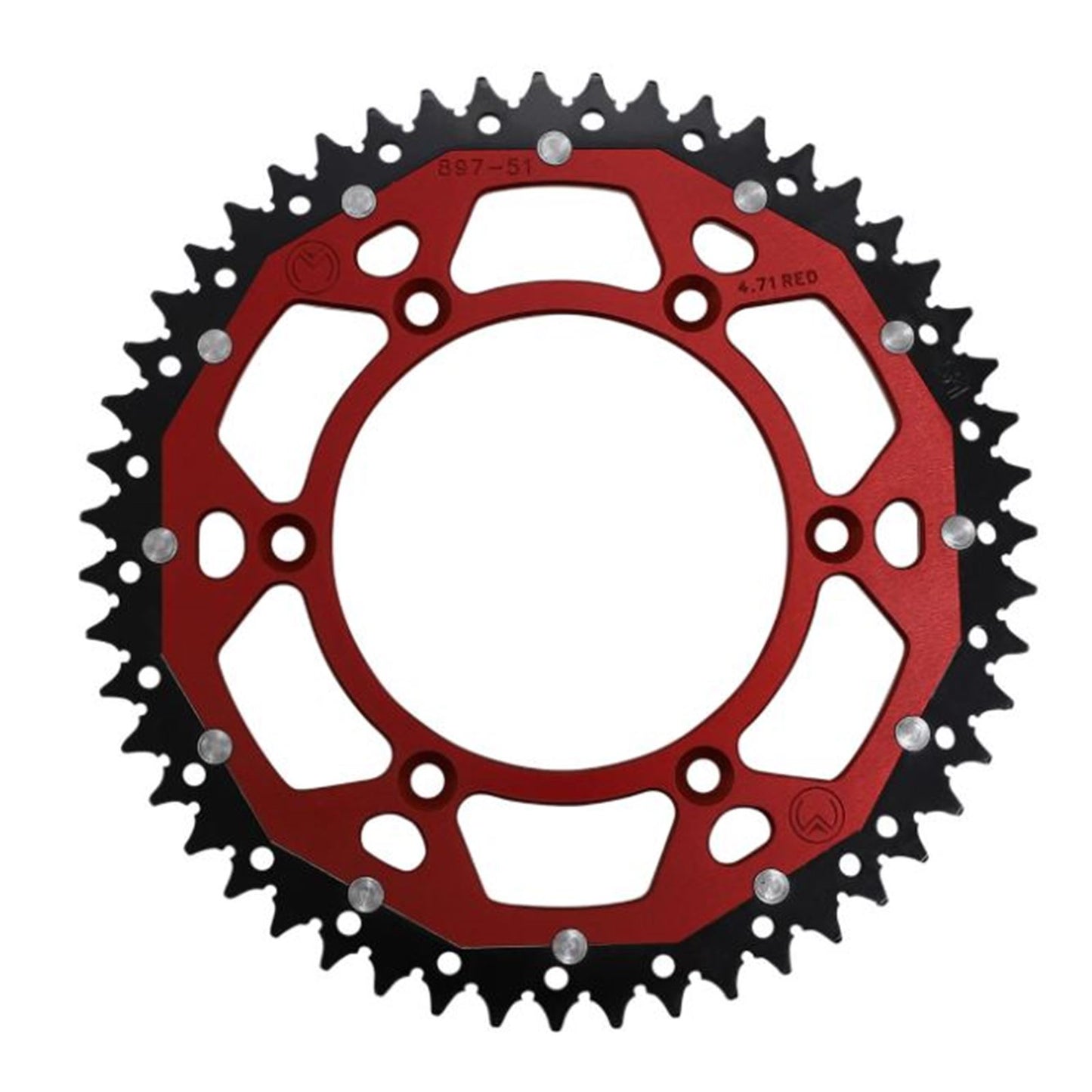Moose Offroad Dual Sprocket - Red - 51 Tooth 1210-897-51-13X_910034