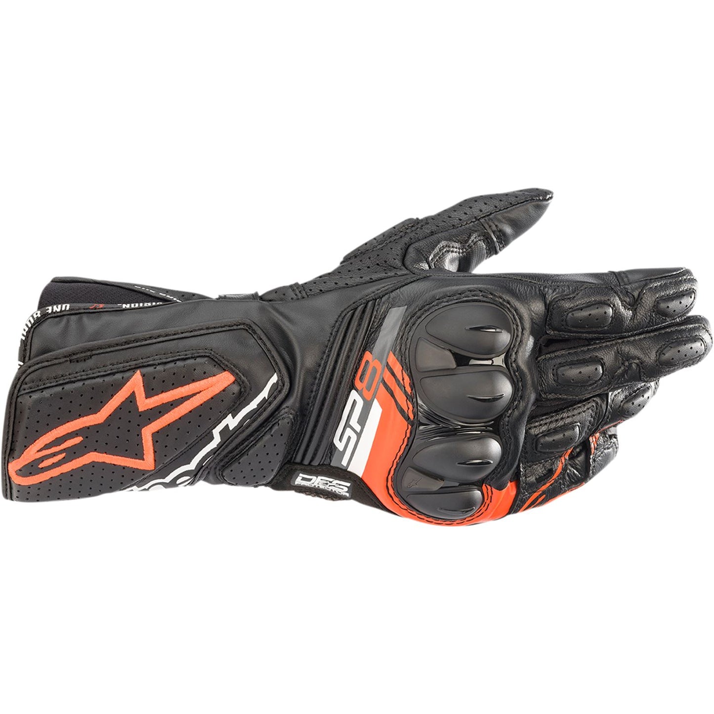 Alpinestars SP-8 V3 Gloves - Black/Red - Large [MPN: 3558321-1030-L]_1032949