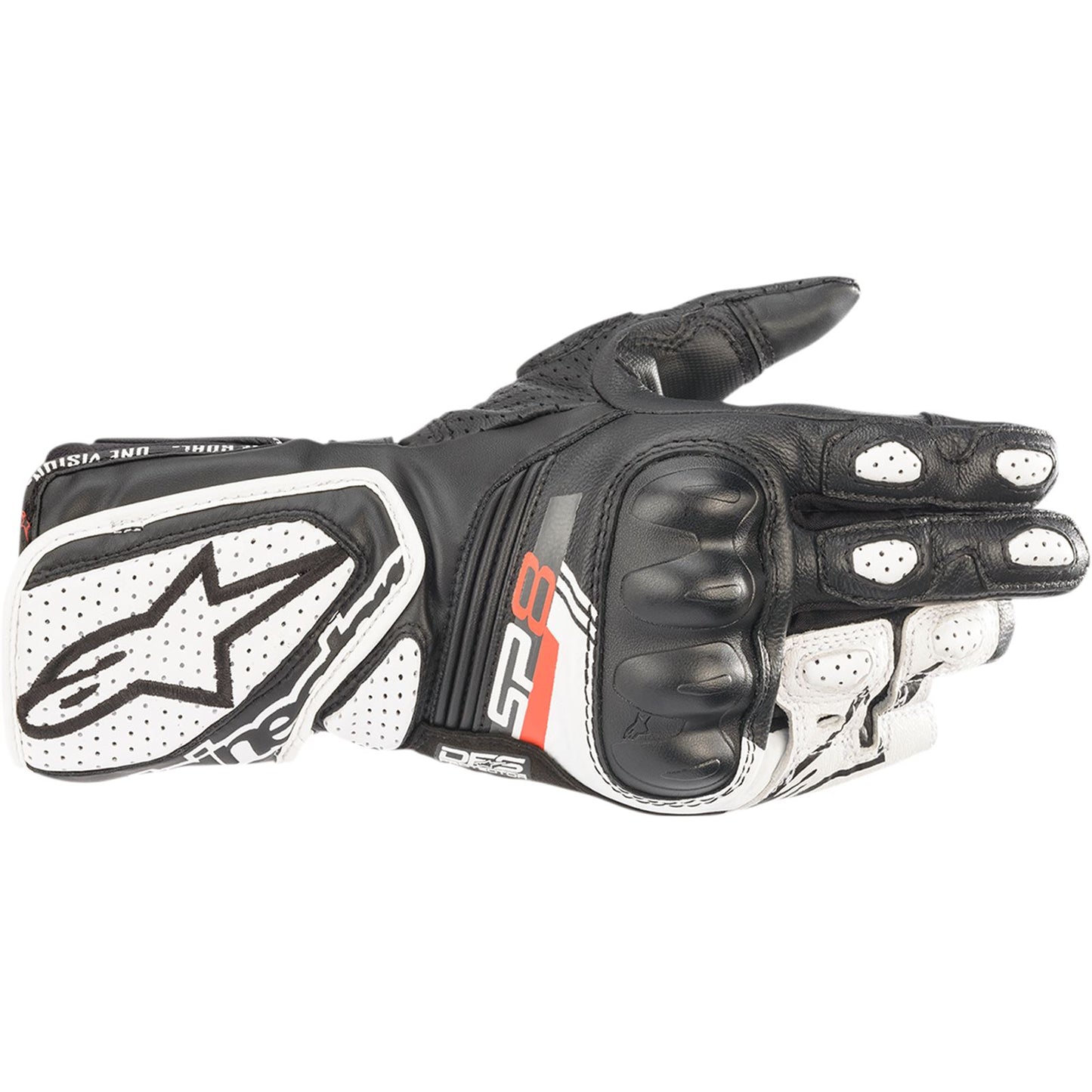 Alpinestars Stella SP-8 V3 Gloves - Black/White - XL [MPN: 3518321-12-XL]_1032862