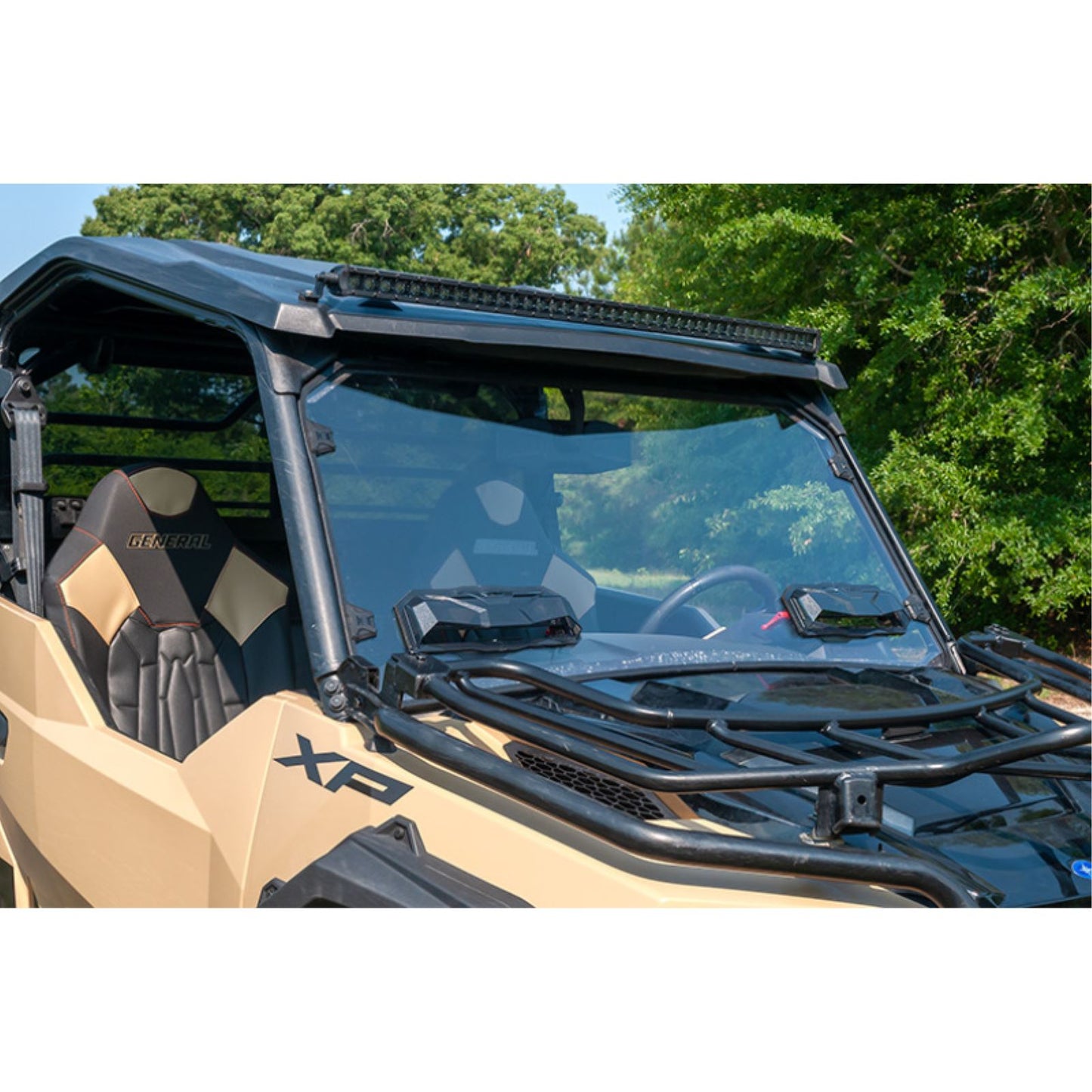 Seizmik Windshield Kit -  Vented for Polaris General 50-50229KIT_1779816