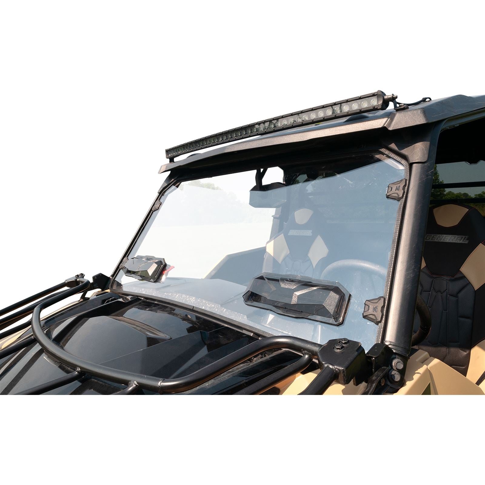 Seizmik Windshield Kit -  Vented for Polaris General 50-50229KIT_885084