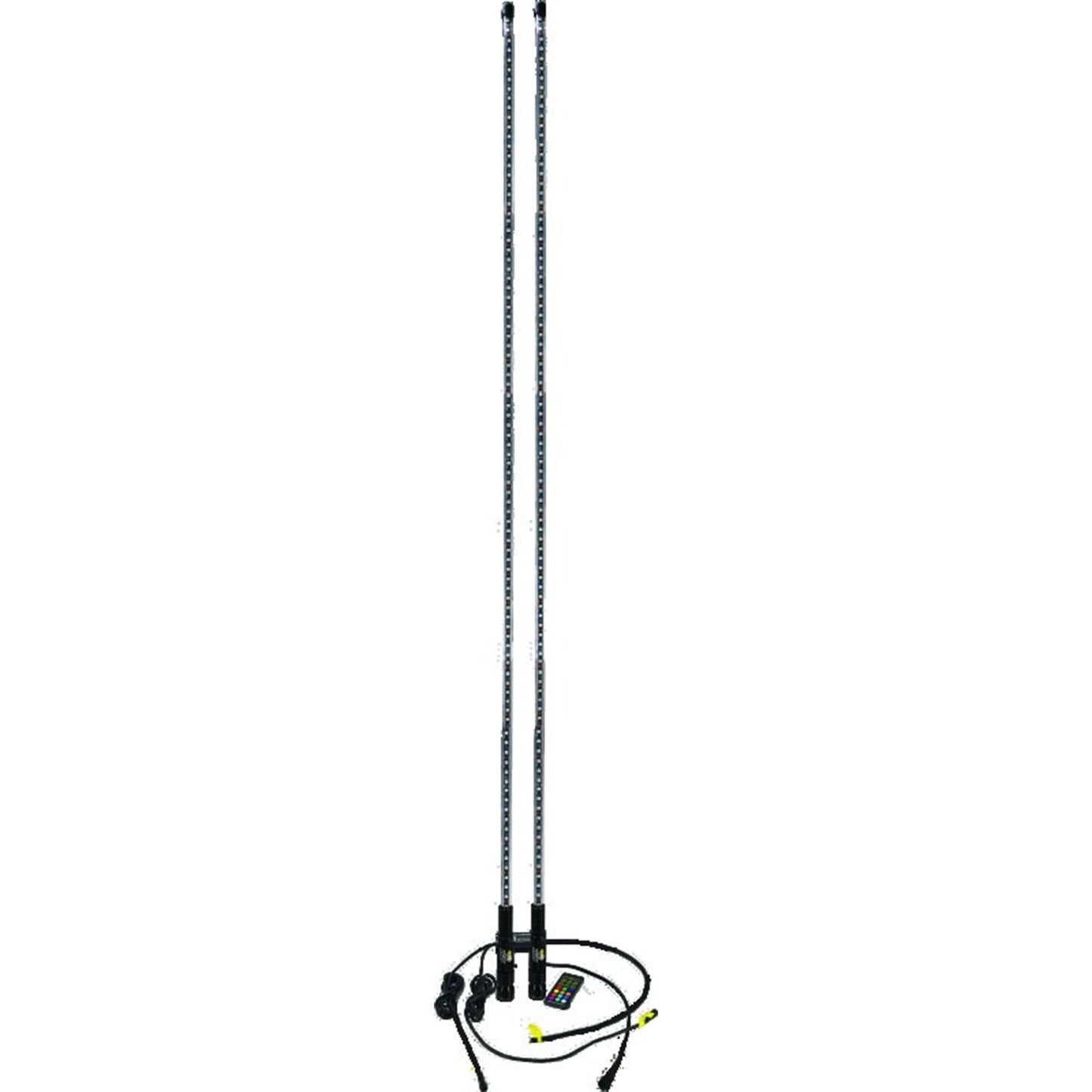 QuadBoss Bluetooth LED Light Whips Dual 6 ft. Clear 4-106BBT-2-QB_1710671