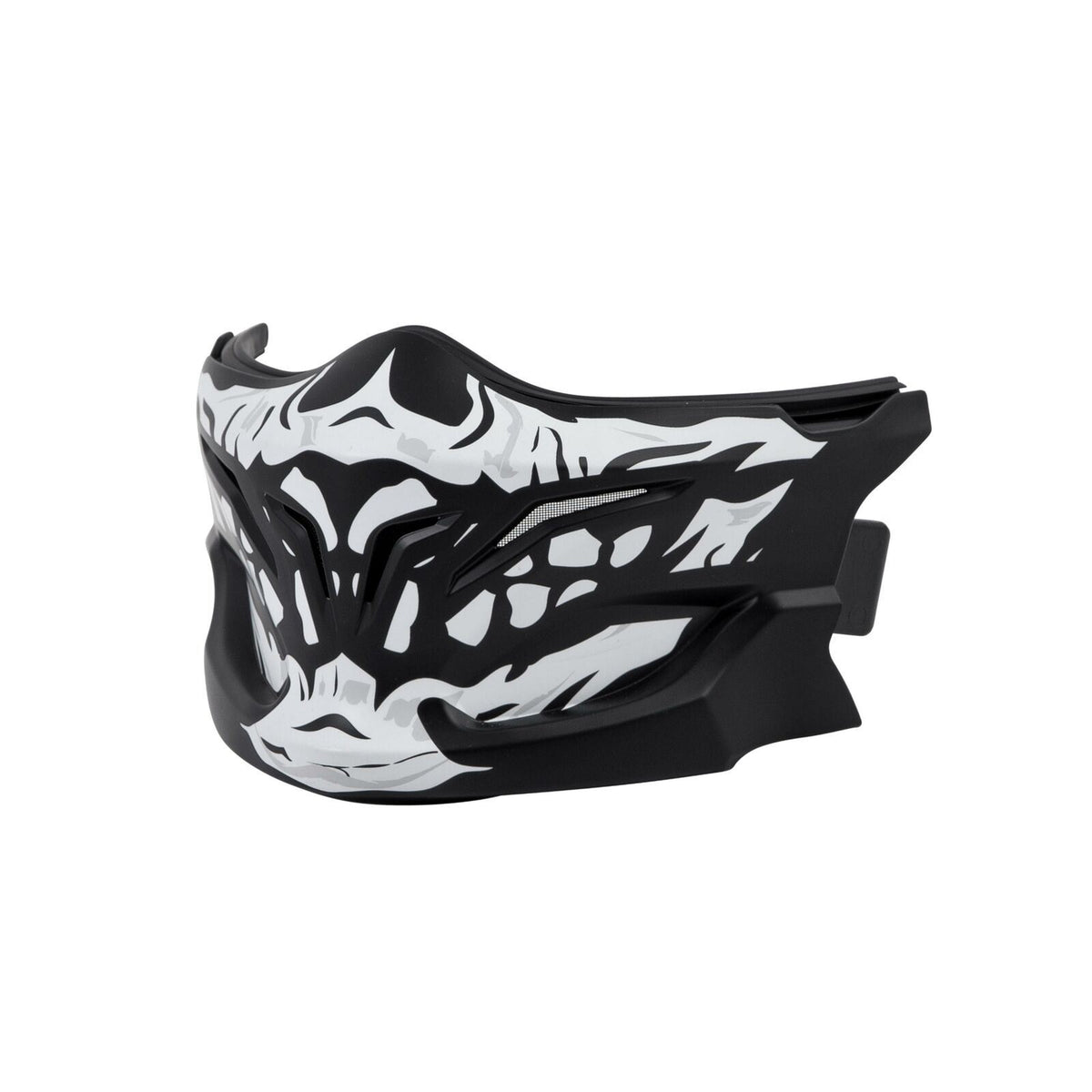ScorpionEXO Covert Helmet Skull Face Mask - Black/White OPEN BOX [MPN: 52-546-18]_754512