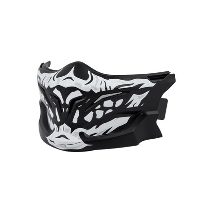 ScorpionEXO Covert Helmet Skull Face Mask - Black/White OPEN BOX [MPN: 52-546-18]_754512