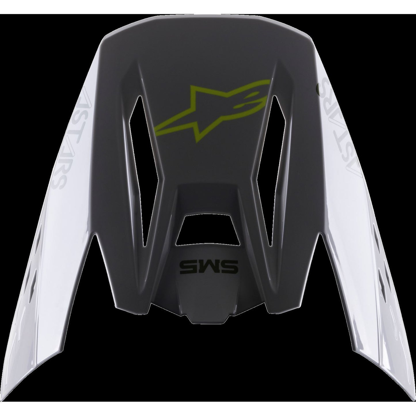 Alpinestars S-M5 Bond Visor Silver/Yellow Fluo Glossy [MPN: 8983422-1915-OS]_754680