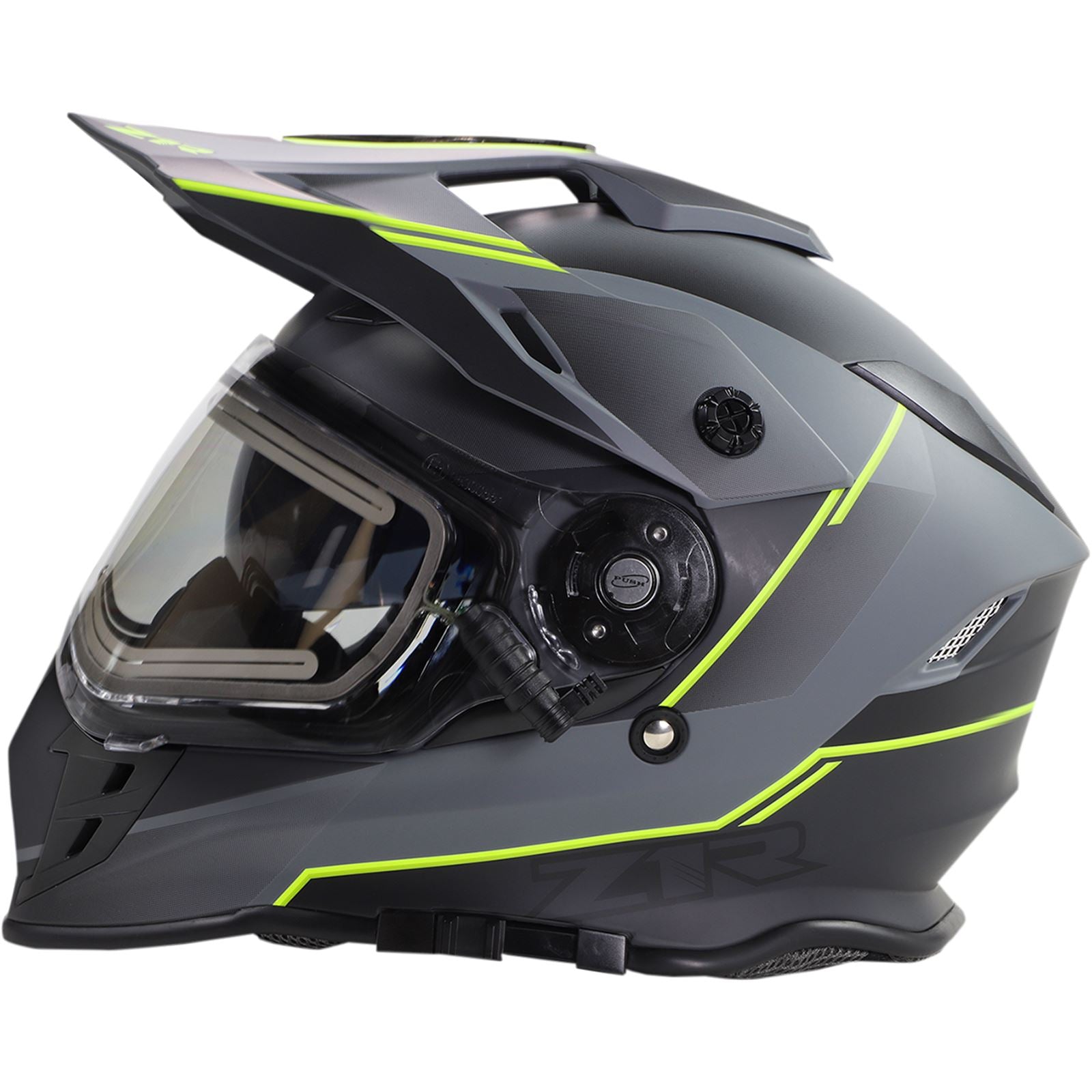 Z1R Range Helmet - Bladestorm - Gray/Black/Yellow_1033063